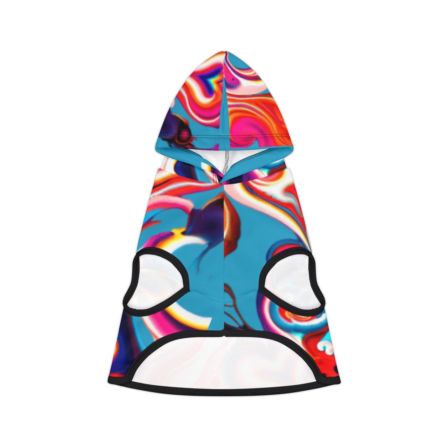 Colorful Swirl Pet Hoodie | Cozy Dog Apparel, Cute Pet Clothing, Stylish Pet Fashion, Unique Pet Gift, Colorful Pet Outfit