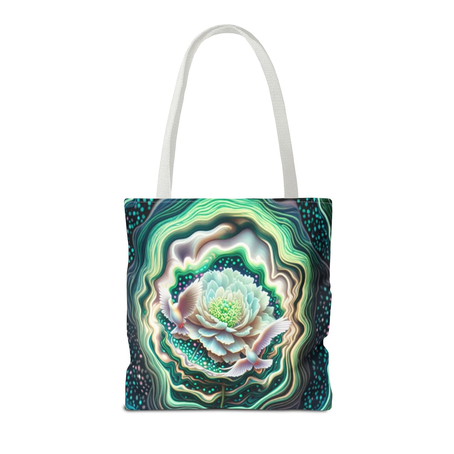 Floral Pattern Tote Bag, Eco-Friendly Shopping Bag, Art Tote, Gift for Mom, Beach Bag, Boho Flower Bag