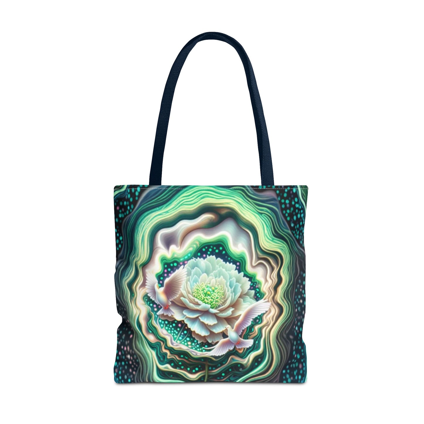 Floral Pattern Tote Bag, Eco-Friendly Shopping Bag, Art Tote, Gift for Mom, Beach Bag, Boho Flower Bag