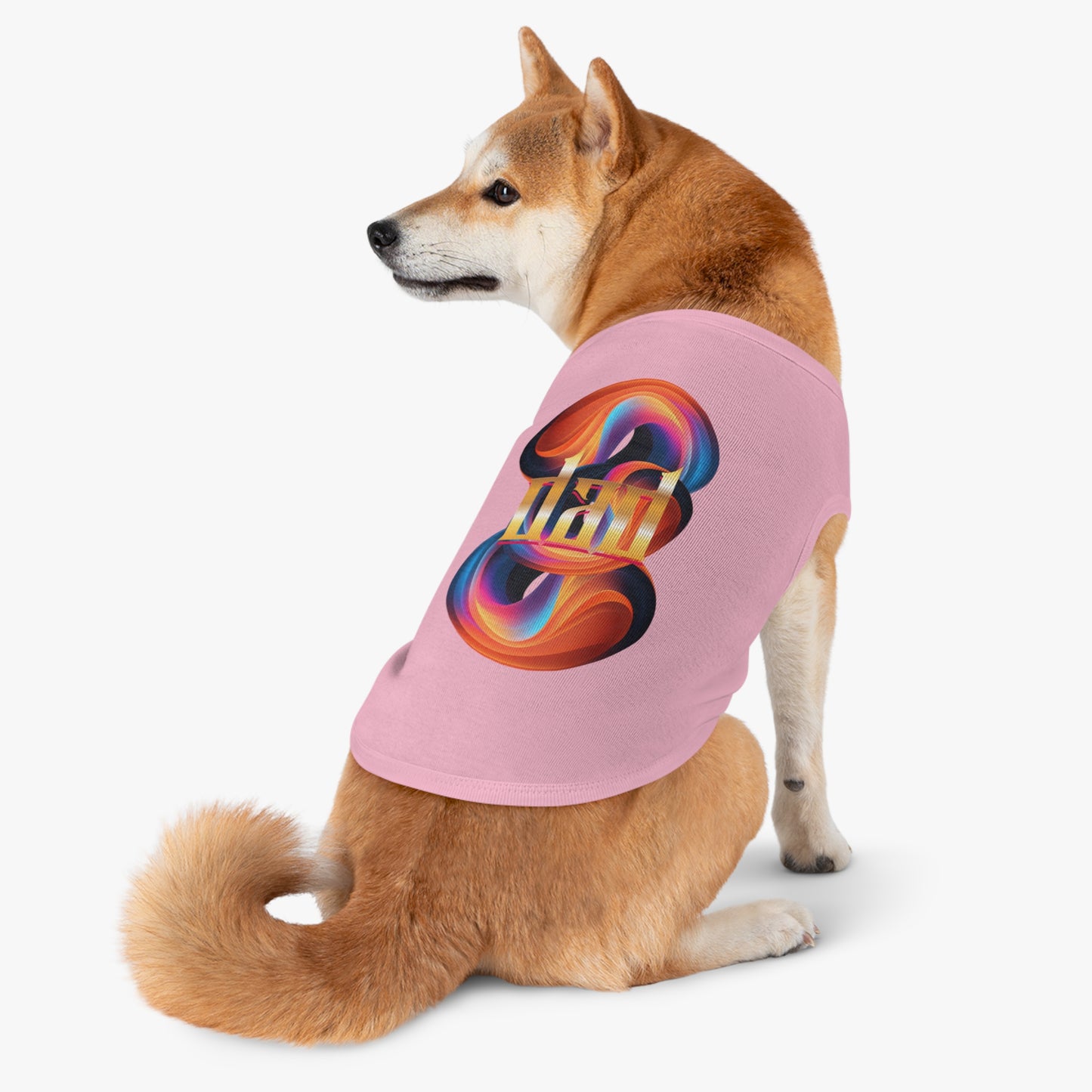 Vibrant Pet Tank Top with Colorful Design, Funny Pet Shirt, Dog Apparel, Cat Clothing, Pet Fashion, Summer Wear