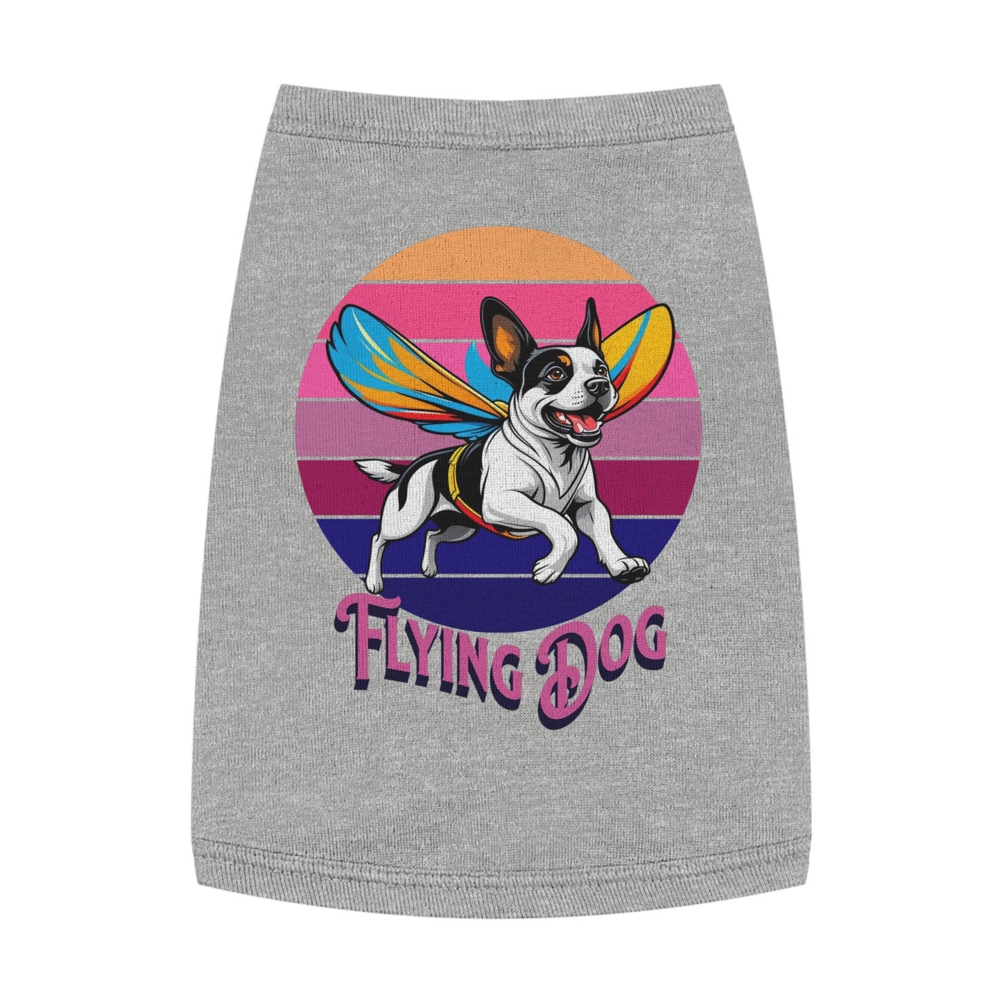 Fly High Pet Tank Top Dogs, Summer Dog Apparel, Cute Dog Shirt, Pet Gift for Dog Lovers, Perfect for Dog Parties
