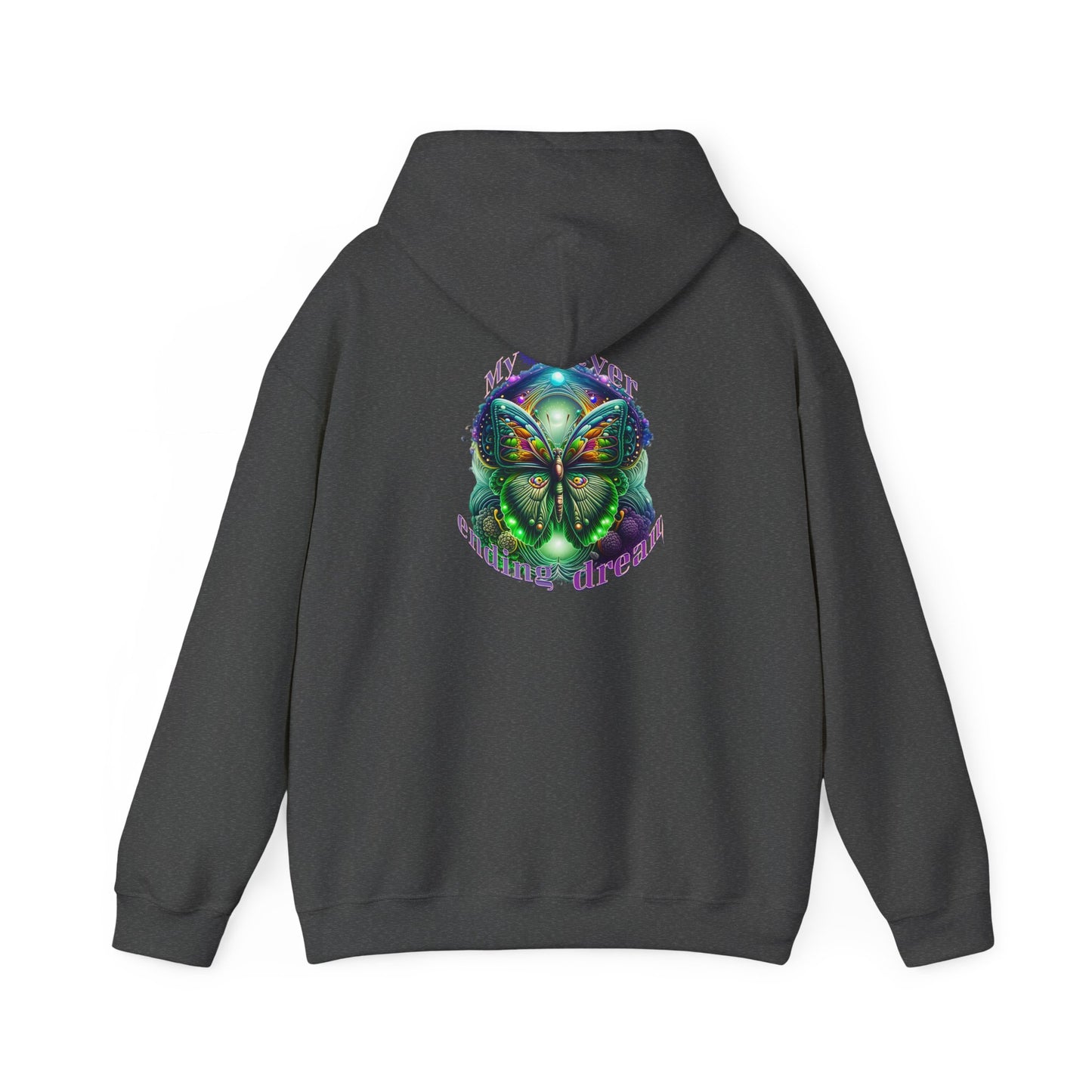 Enchanted Butterfly Hoodie - Cozy Unisex Sweatshirt, Nature Lover Gift, Cool Streetwear, Eco-Friendly Apparel, Festival Wear