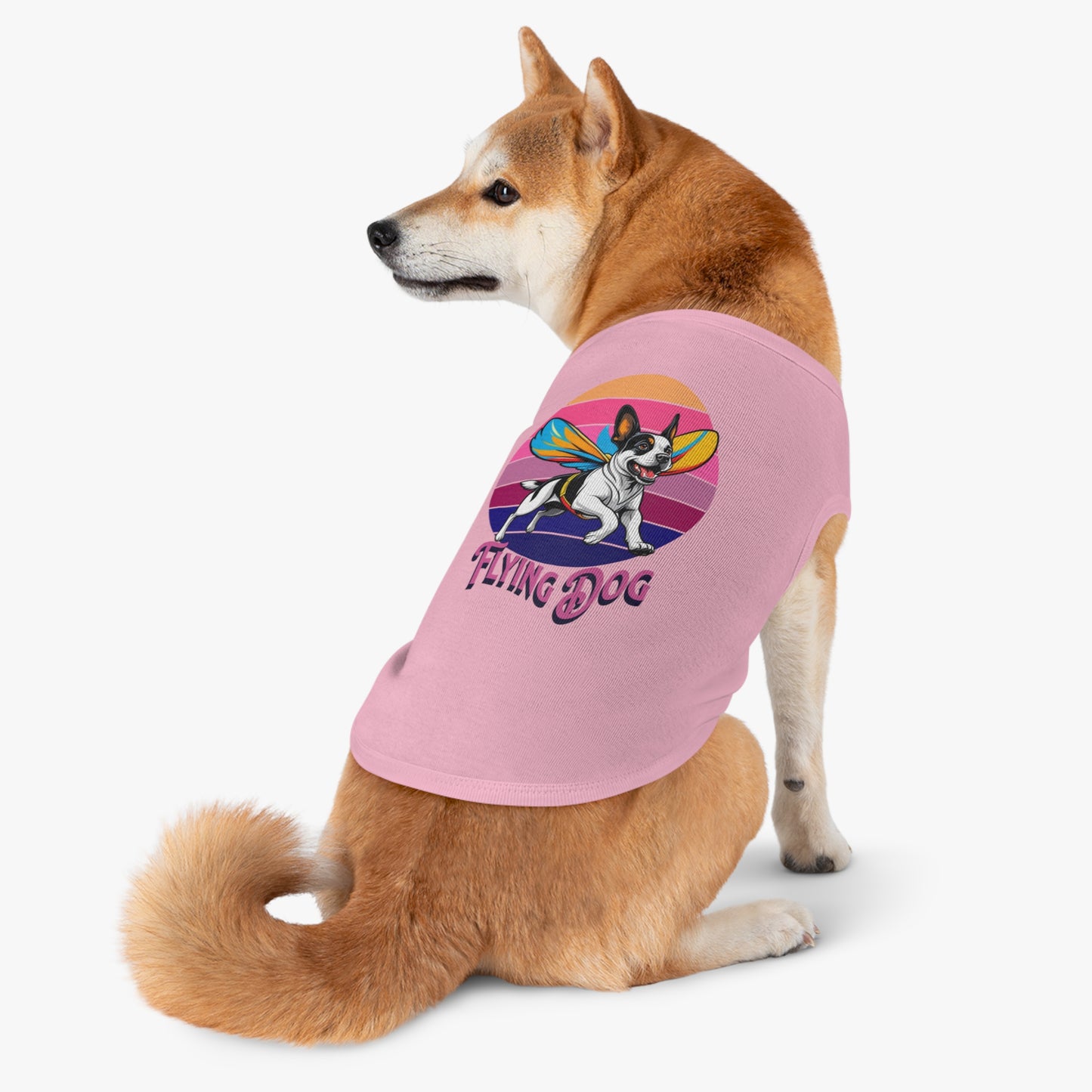 Fly High Pet Tank Top Dogs, Summer Dog Apparel, Cute Dog Shirt, Pet Gift for Dog Lovers, Perfect for Dog Parties