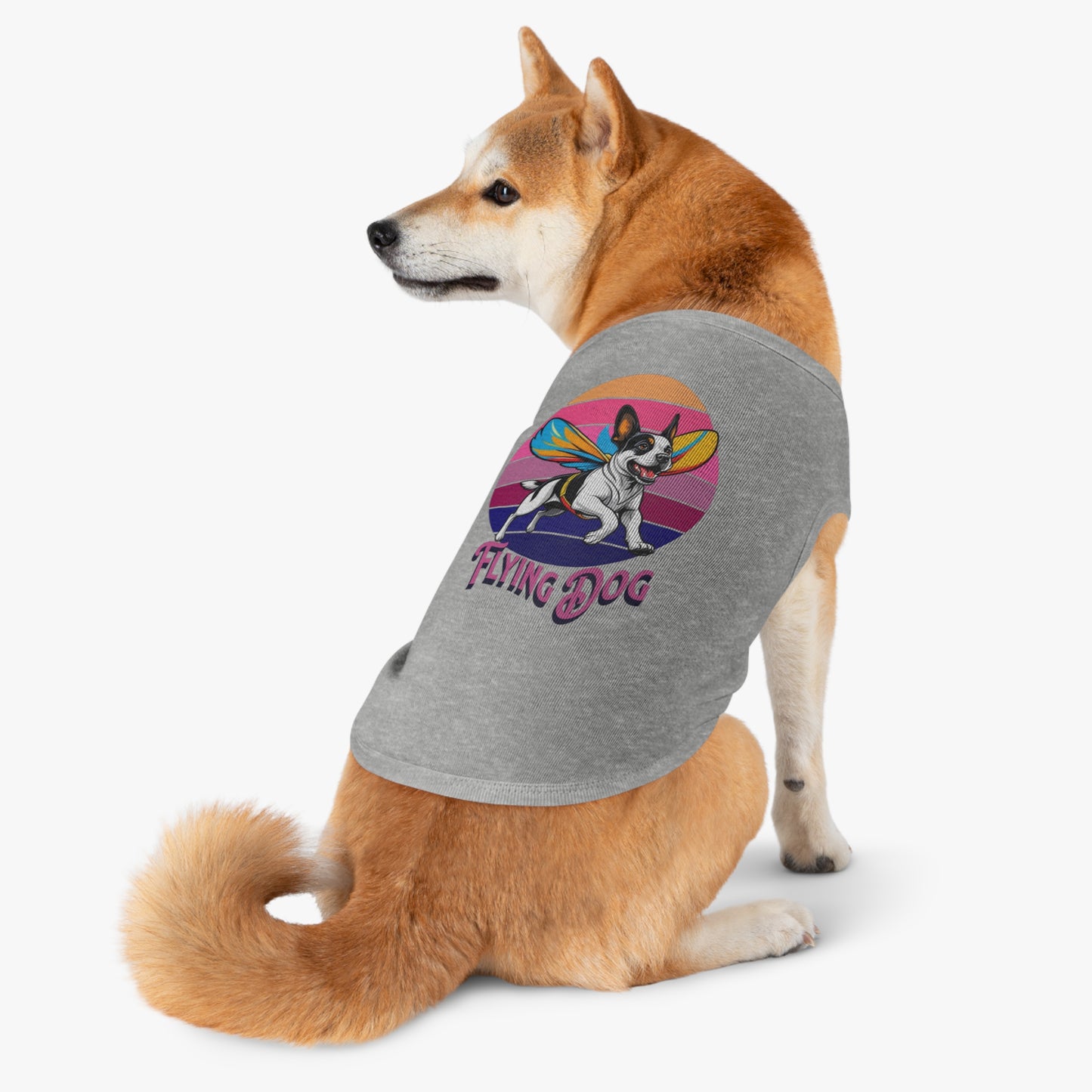 Fly High Pet Tank Top Dogs, Summer Dog Apparel, Cute Dog Shirt, Pet Gift for Dog Lovers, Perfect for Dog Parties
