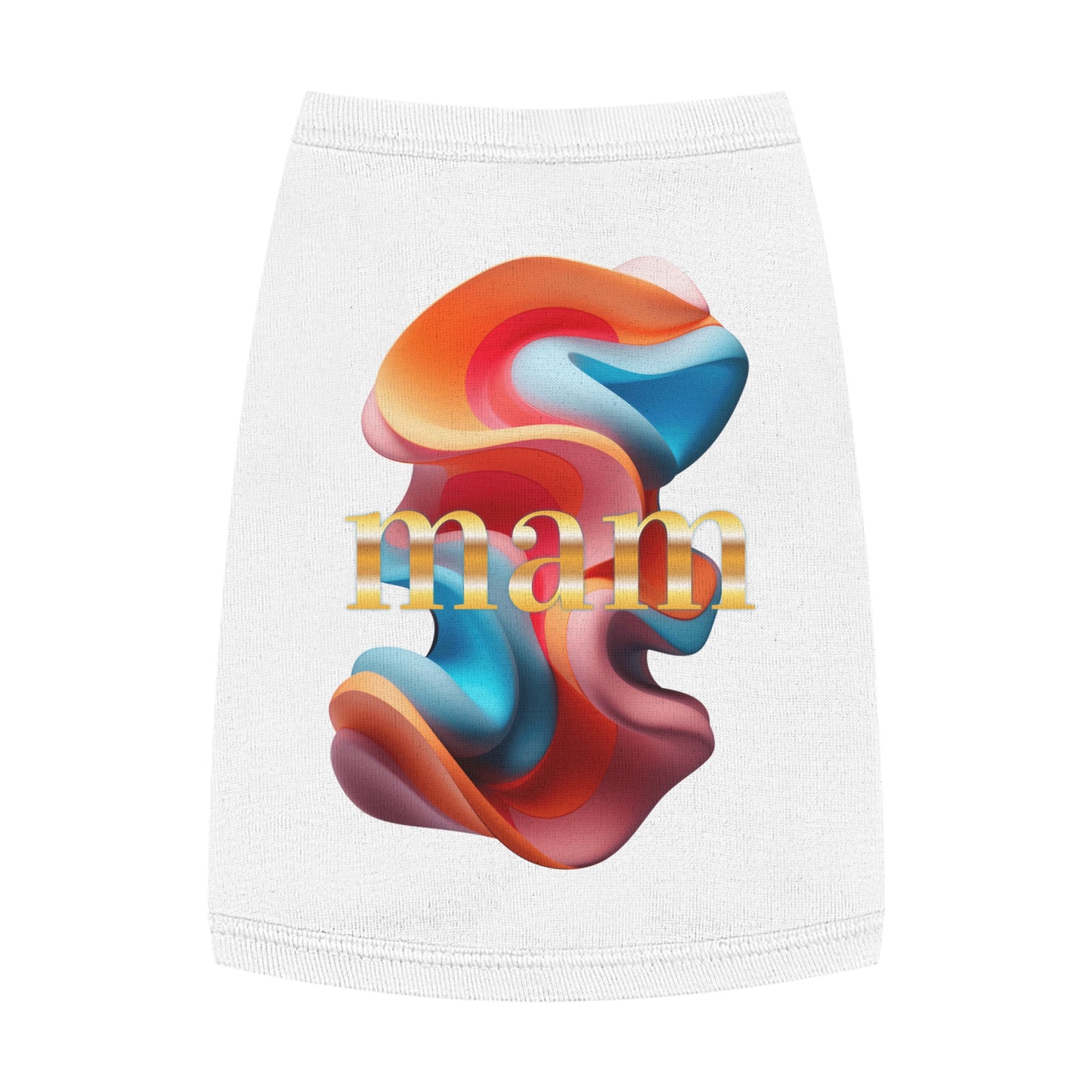 Colorful Pet Tank Top for Summer Fun, Pet Apparel, Dog Fashion, Cute Dog Clothes, Gifts for Pet Lovers