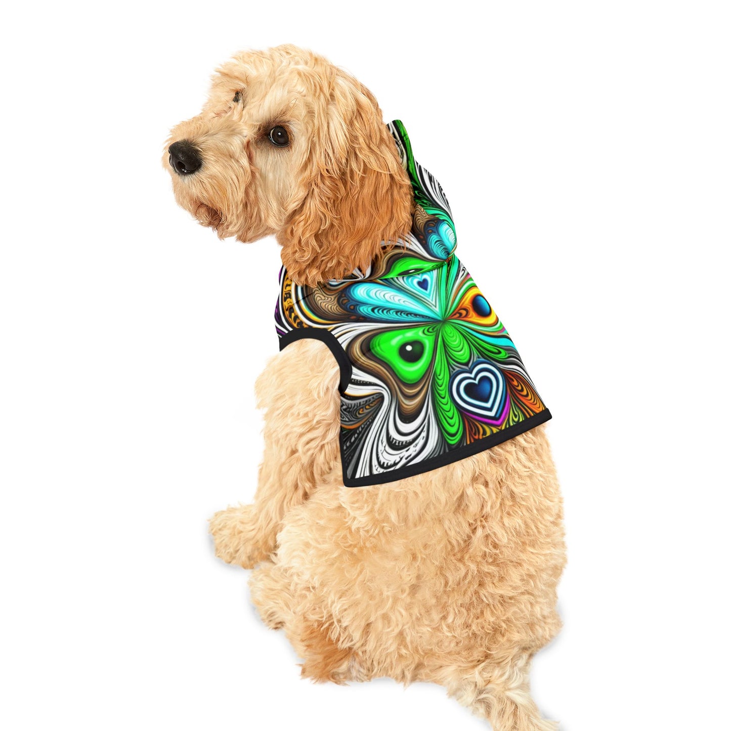 Colorful Pet Hoodie for Stylish Dogs and Cats, Fun Pet Apparel, Pet Gifts, Cozy Pet Wear, Vibrant Animal Clothing