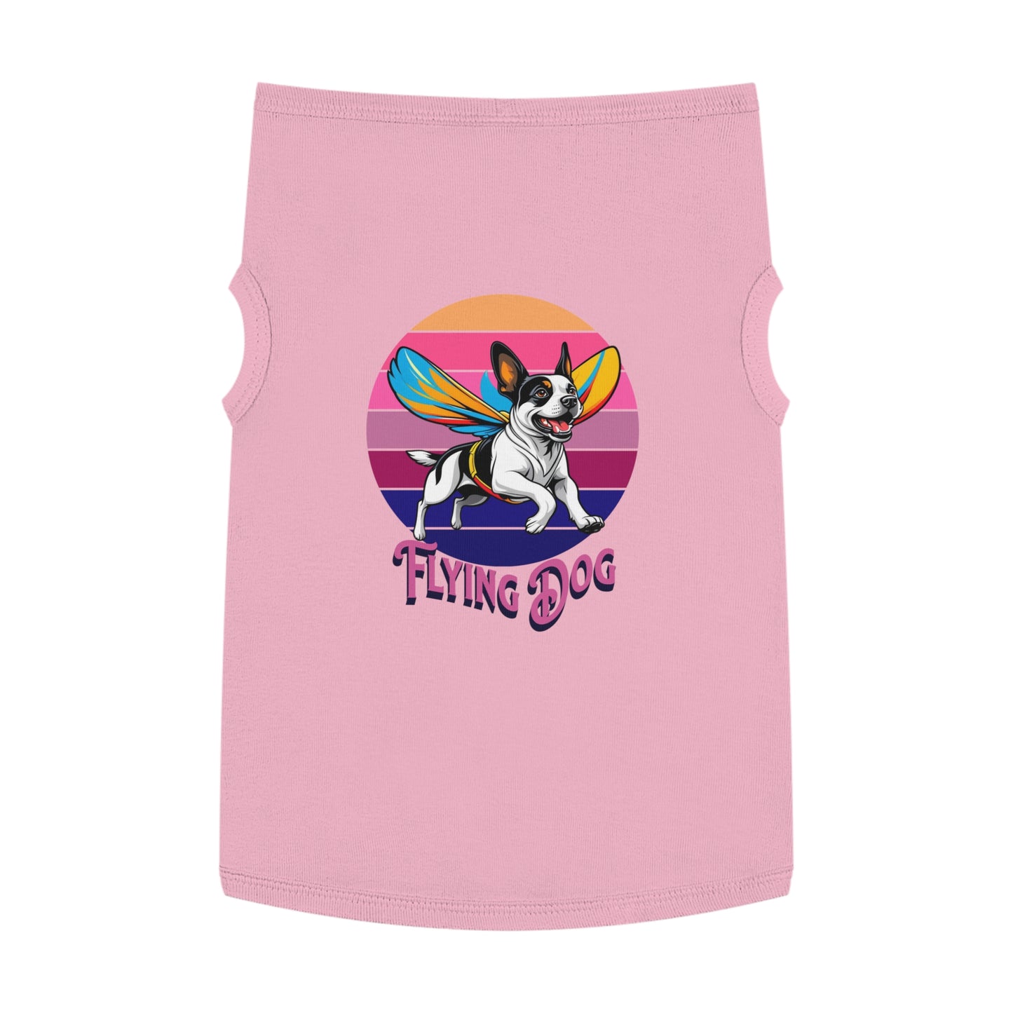 Fly High Pet Tank Top Dogs, Summer Dog Apparel, Cute Dog Shirt, Pet Gift for Dog Lovers, Perfect for Dog Parties