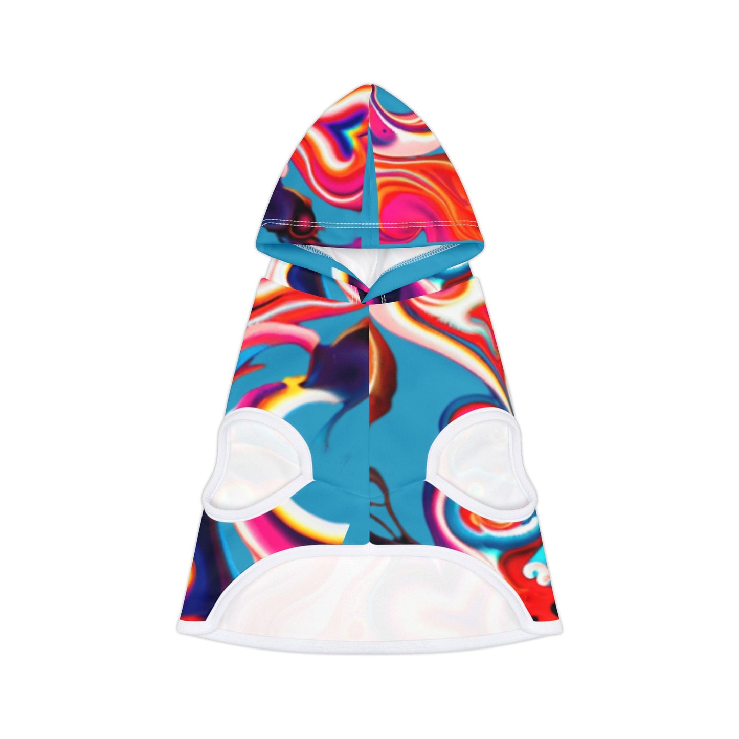 Colorful Swirl Pet Hoodie | Cozy Dog Apparel, Cute Pet Clothing, Stylish Pet Fashion, Unique Pet Gift, Colorful Pet Outfit