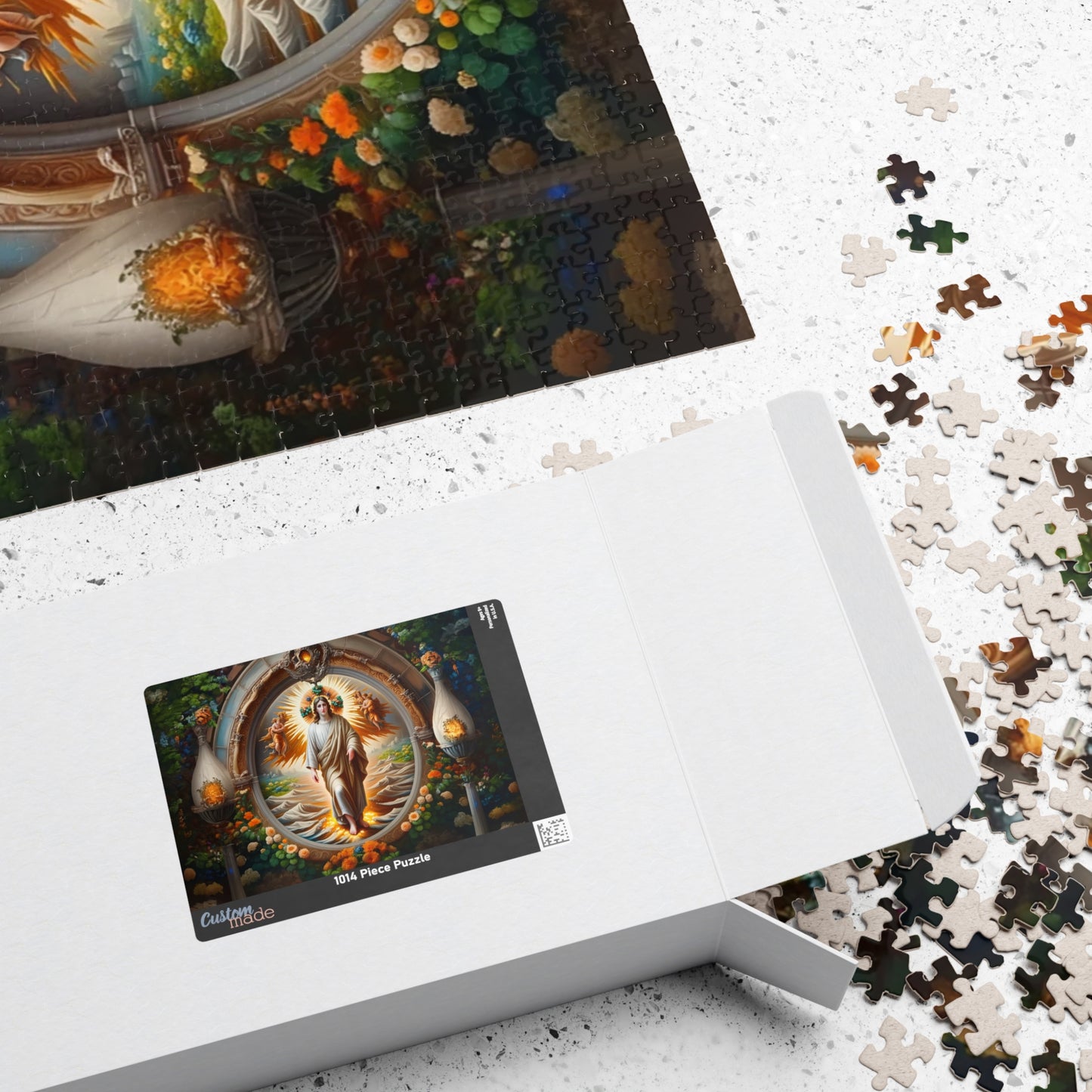 Spiritual Art Puzzle – 110, 252, 520, 1014-Pieces, Puzzle Gift, Meditation Decor, Mindfulness Activity, Unique Home Decor