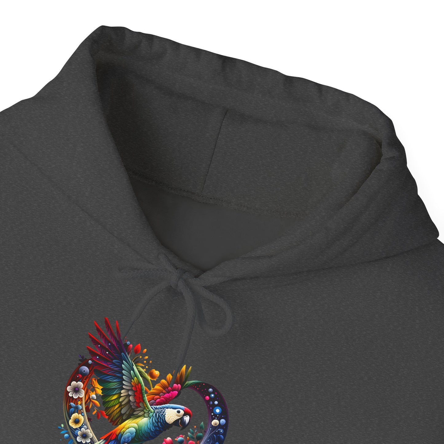 Colorful Heart Design Unisex Hoodie, Cozy Sweatshirt for Everyday Wear, Gift for Him/Her, Perfect for Valentine's Day, Casual Layering