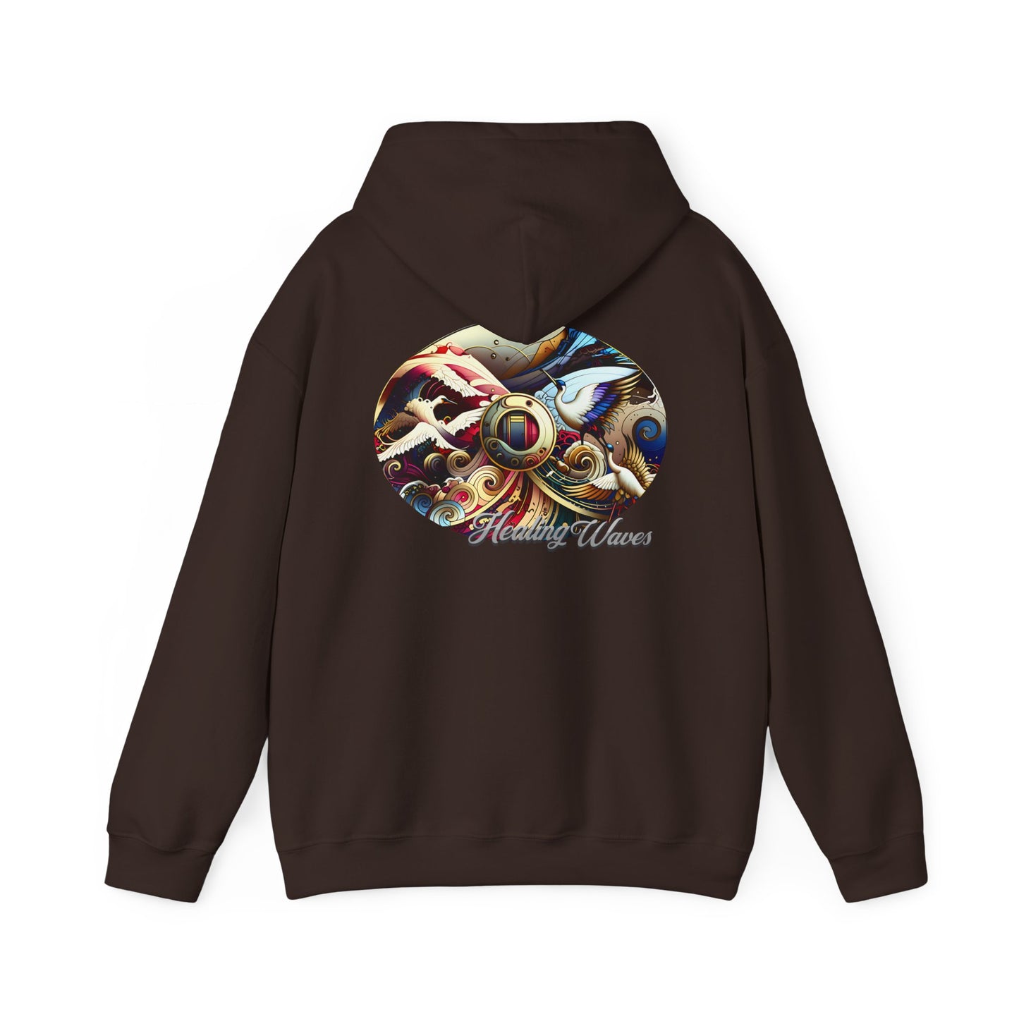 Artistic Unisex Heavy Blend Hoodie - Cozy Graphic Sweatshirt, Ideal for Casual Outfits, Unique Gifts, Streetwear Style, Comfortable Layering