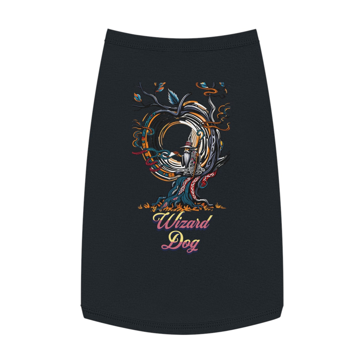 Wizard Dog Pet Tank Top, Cute Dog Shirt, Pet Apparel, Adorable Pet Gift, Dog Lover Gift, Halloween Dog Costume