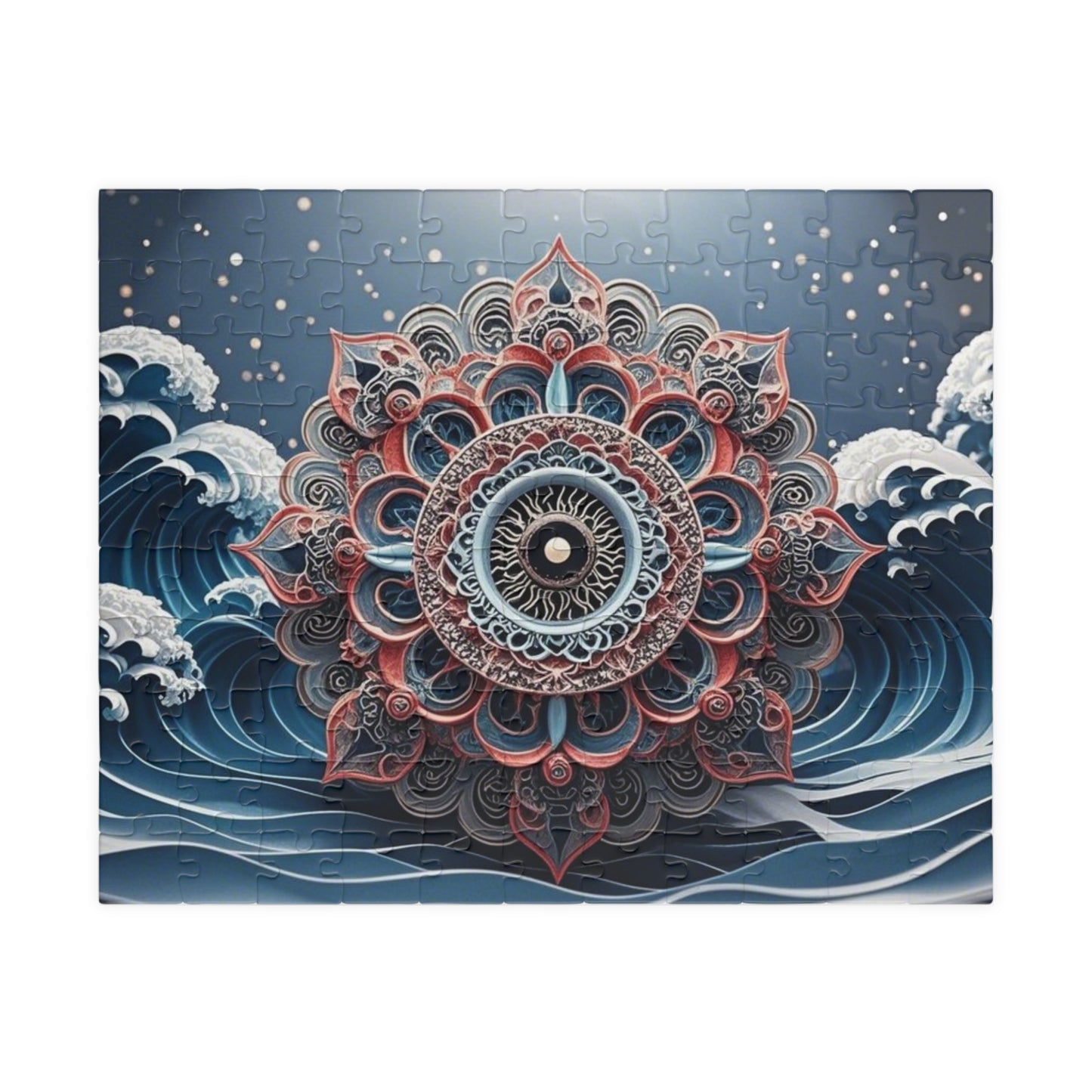 Intricate Mandala Puzzle, Meditation Art Puzzle, Relaxing Activity, Mindfulness Gift, Family Game Night, Home Decor Puzzle
