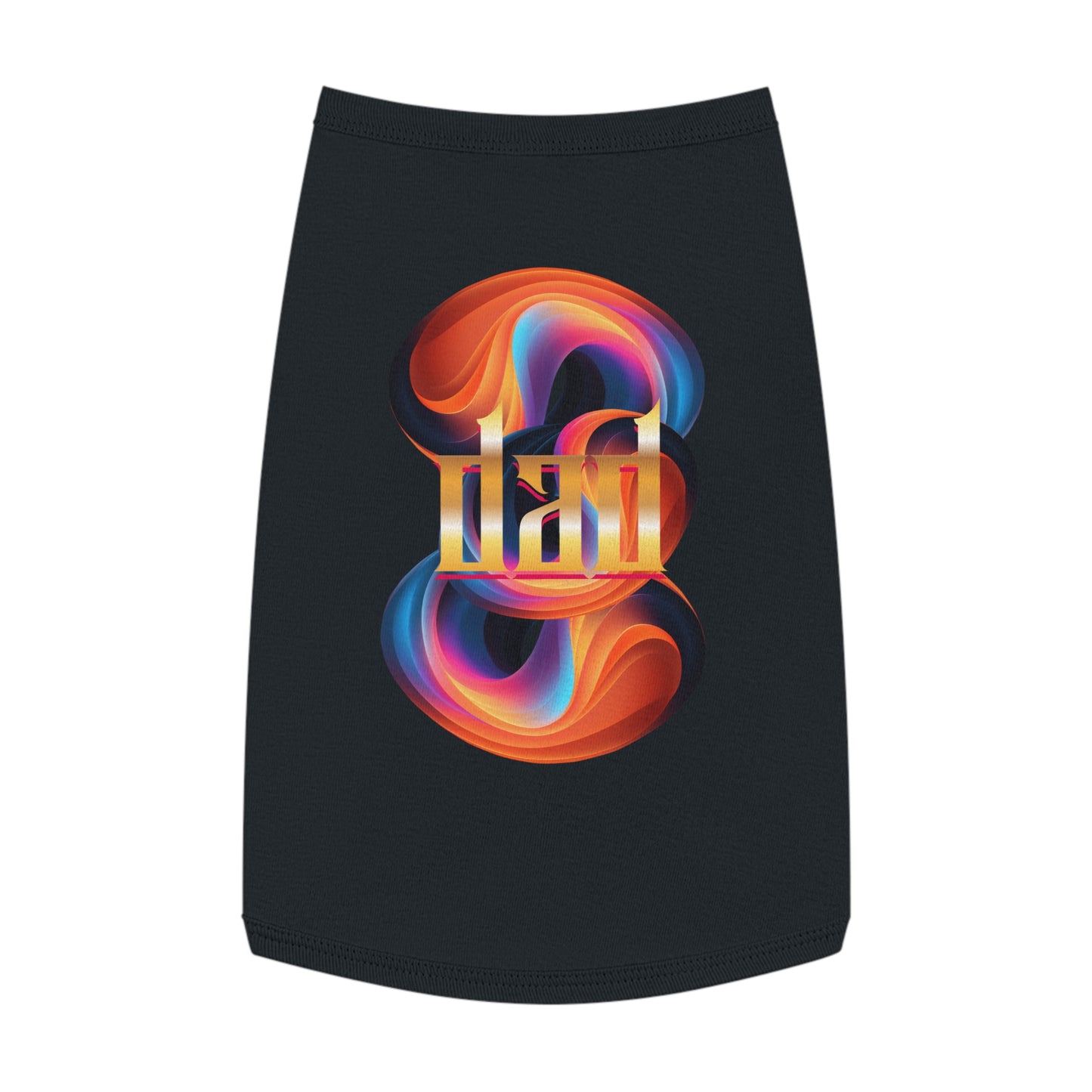 Vibrant Pet Tank Top with Colorful Design, Funny Pet Shirt, Dog Apparel, Cat Clothing, Pet Fashion, Summer Wear