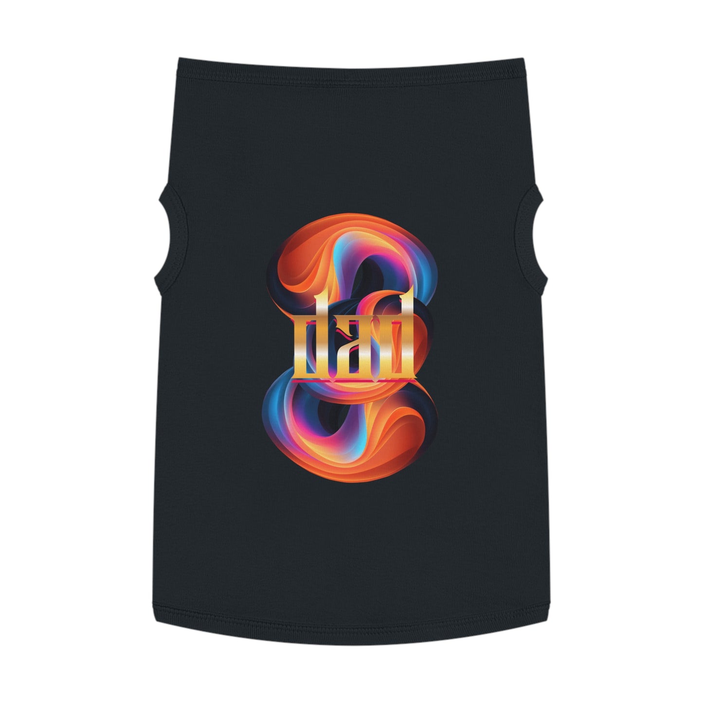 Vibrant Pet Tank Top with Colorful Design, Funny Pet Shirt, Dog Apparel, Cat Clothing, Pet Fashion, Summer Wear