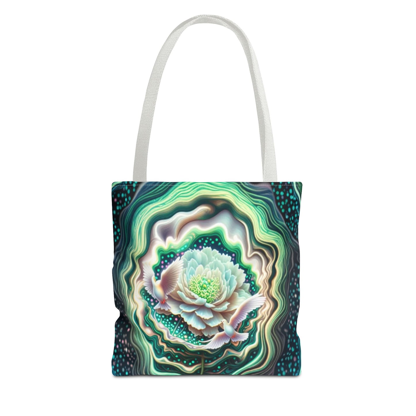 Floral Pattern Tote Bag, Eco-Friendly Shopping Bag, Art Tote, Gift for Mom, Beach Bag, Boho Flower Bag