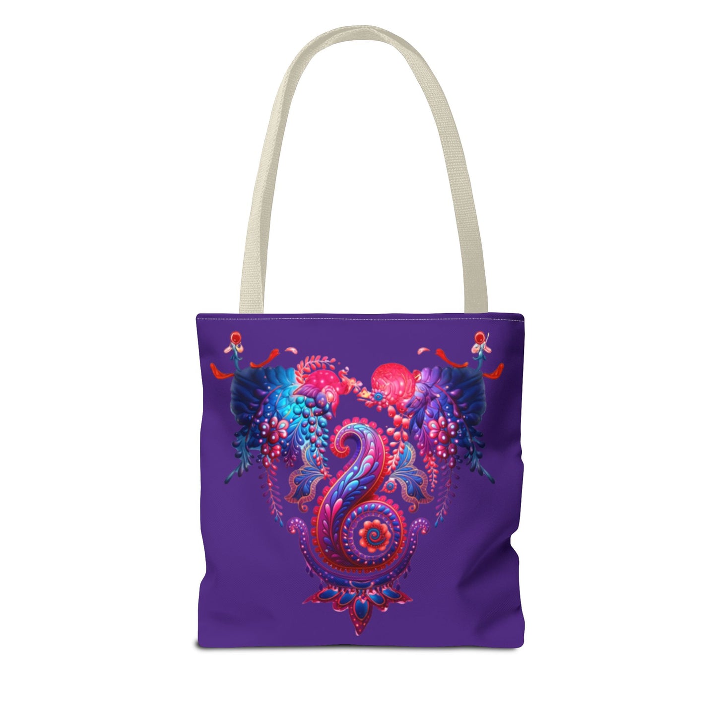 Vibrant Bohemian Tote Bag, Colorful Shopping Bag, Artistic Beach Tote, Eco-Friendly Canvas Bag, Gifts for Art Lovers, Festival Essential