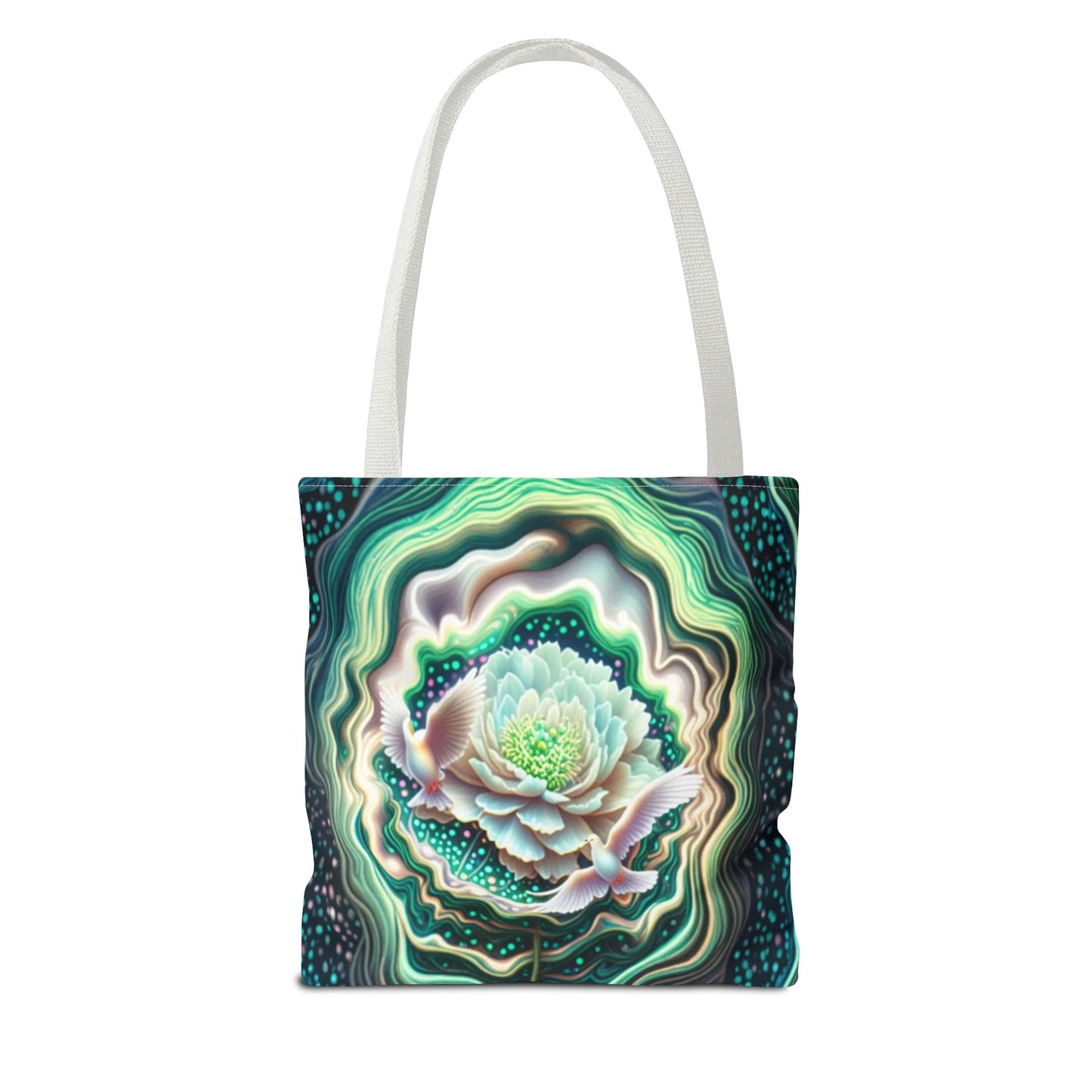 Floral Pattern Tote Bag, Eco-Friendly Shopping Bag, Art Tote, Gift for Mom, Beach Bag, Boho Flower Bag