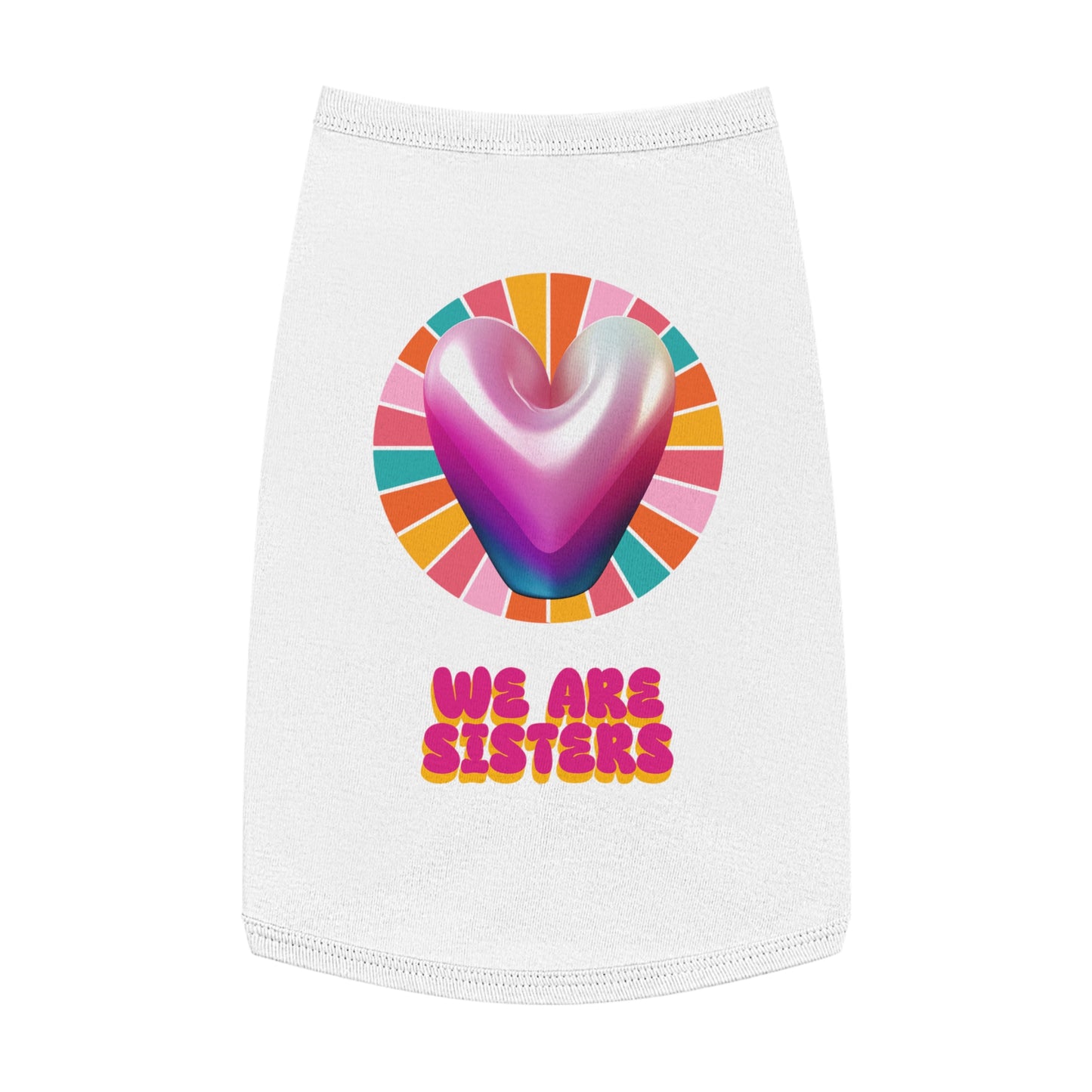 Joyful Pet Tank Top | We Are Sisters | Fun Dog Apparel, Summer Pet Wear, Cute Pet Gifts, Pet Fashion