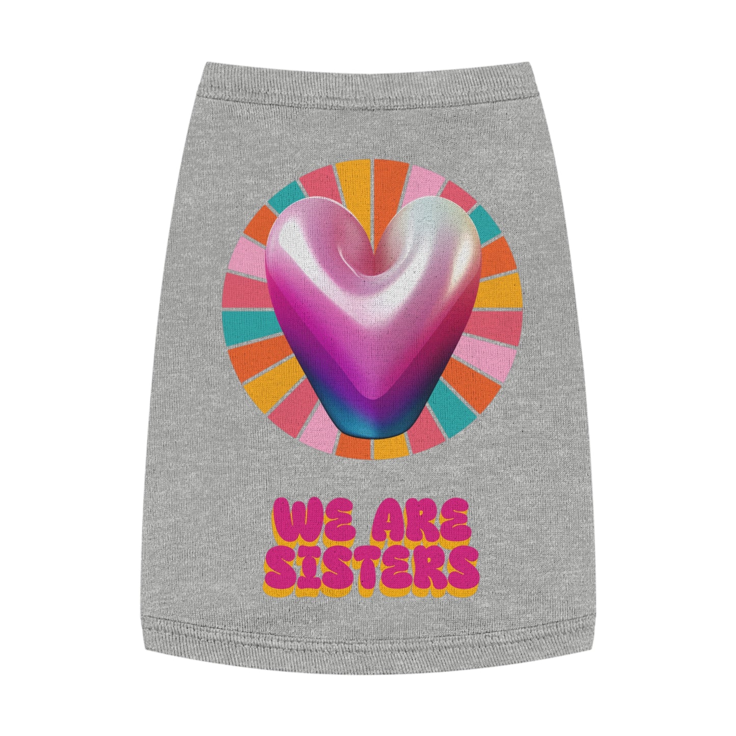 Joyful Pet Tank Top | We Are Sisters | Fun Dog Apparel, Summer Pet Wear, Cute Pet Gifts, Pet Fashion