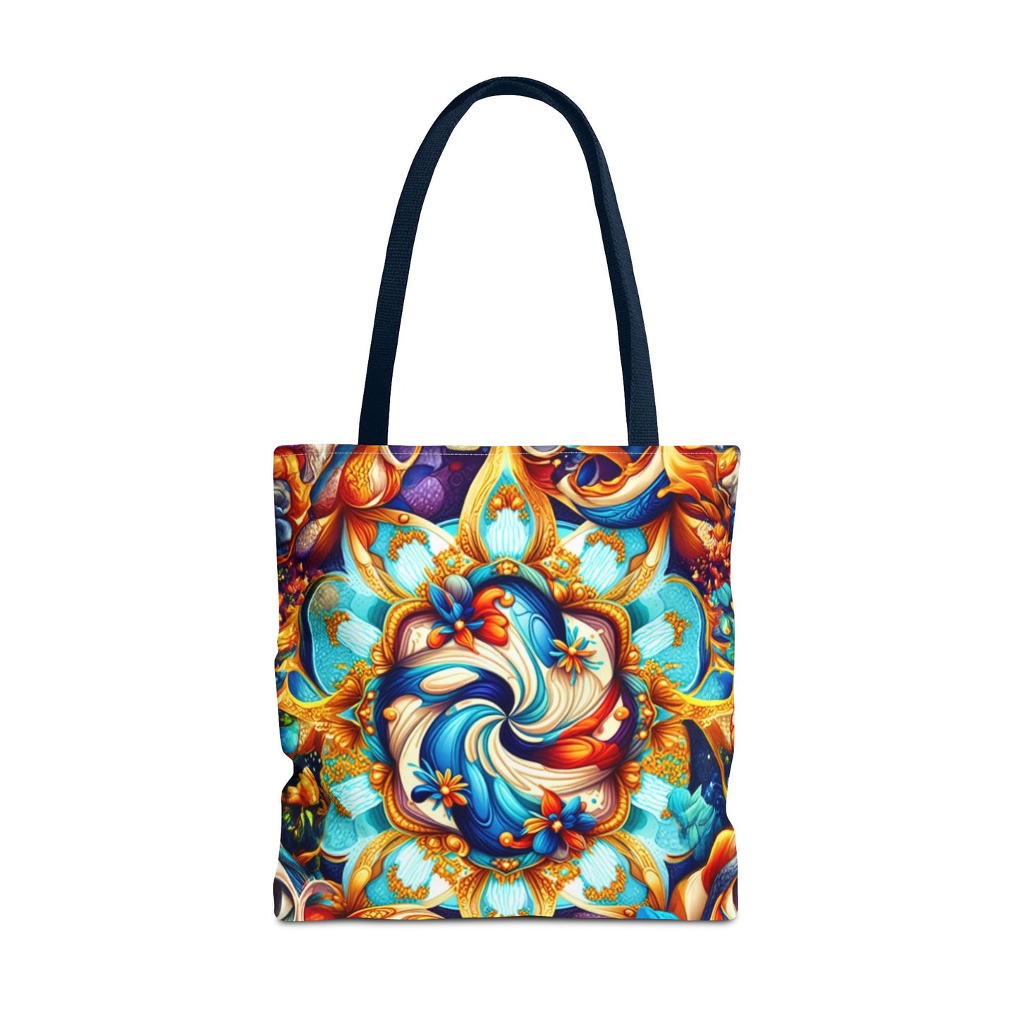 Vibrant Floral Tote Bag – Stylish Reusable Shopping Bag, Boho Beach Tote, Eco-Friendly Gift, Art-Inspired Carry-All