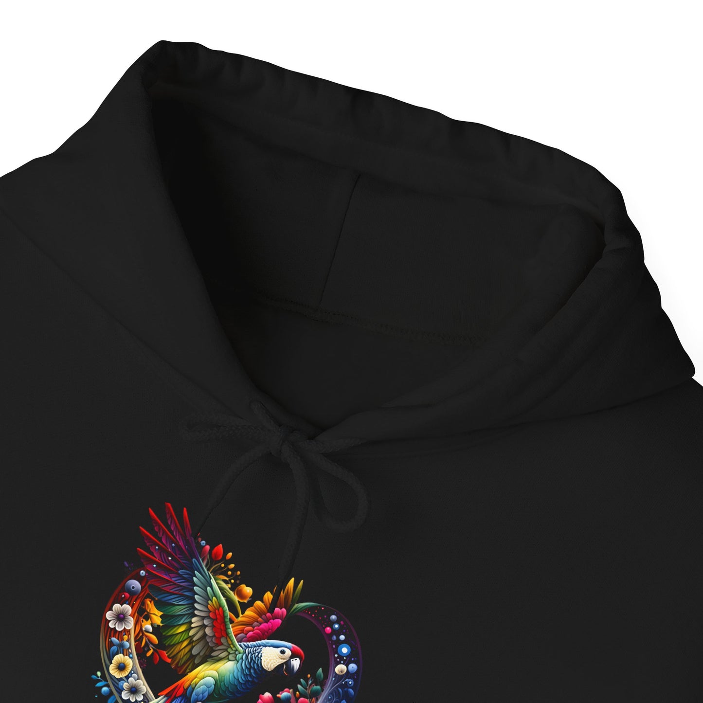Colorful Heart Design Unisex Hoodie, Cozy Sweatshirt for Everyday Wear, Gift for Him/Her, Perfect for Valentine's Day, Casual Layering