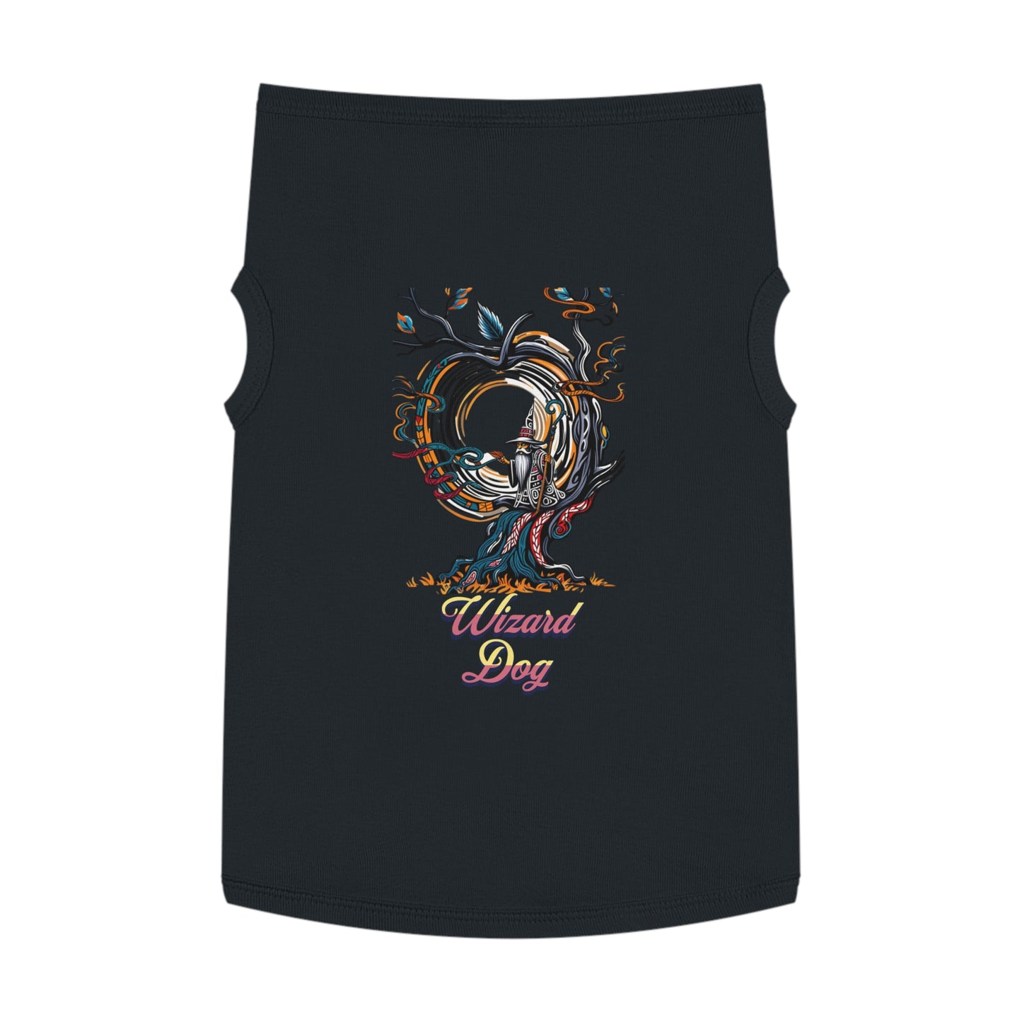 Wizard Dog Pet Tank Top, Cute Dog Shirt, Pet Apparel, Adorable Pet Gift, Dog Lover Gift, Halloween Dog Costume
