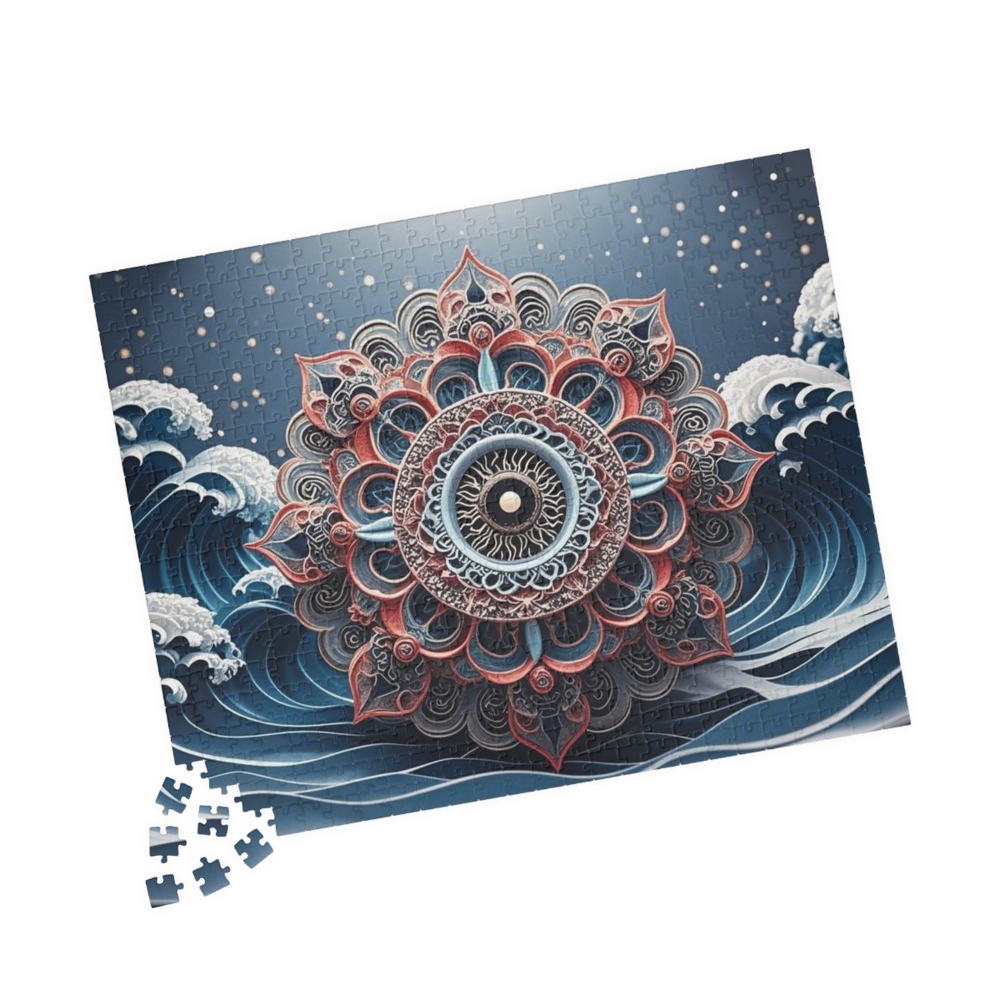 Intricate Mandala Puzzle, Meditation Art Puzzle, Relaxing Activity, Mindfulness Gift, Family Game Night, Home Decor Puzzle