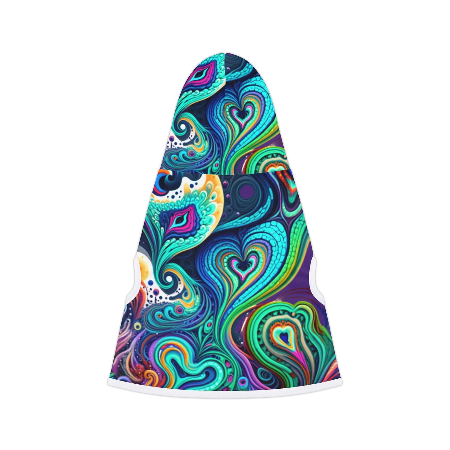 Vibrant Pet Hoodie - Stylish Dog Outfit, Colorful Hooded Jacket for Dogs, Pet Apparel for Fall, Unique Pet Clothing Gift, Cozy Pet Wear