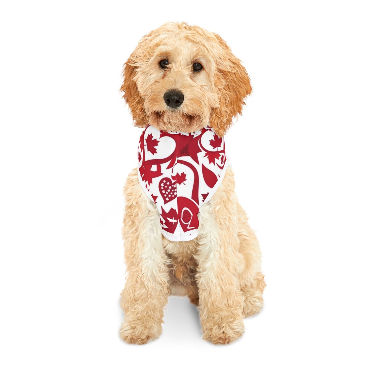 Maple Leaf Pet Hoodie - Cozy Canine Wear, Dog Hoodie, Canada Day Outfit, Seasonal Pet Apparel, Maple Pup Style, Cute Dog Fashion