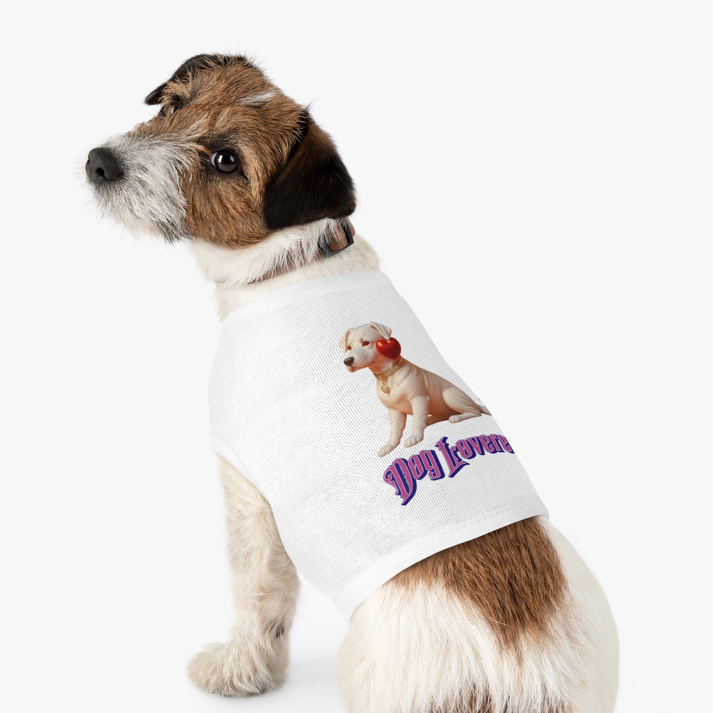 Cute Pet Tank Top for Dog Lovers, Dog Apparel, Valentine's Day Gift, Puppy Fashion, Pet Outfit, Dog Tank
