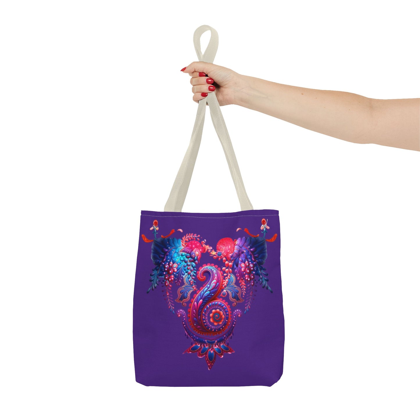 Vibrant Bohemian Tote Bag, Colorful Shopping Bag, Artistic Beach Tote, Eco-Friendly Canvas Bag, Gifts for Art Lovers, Festival Essential