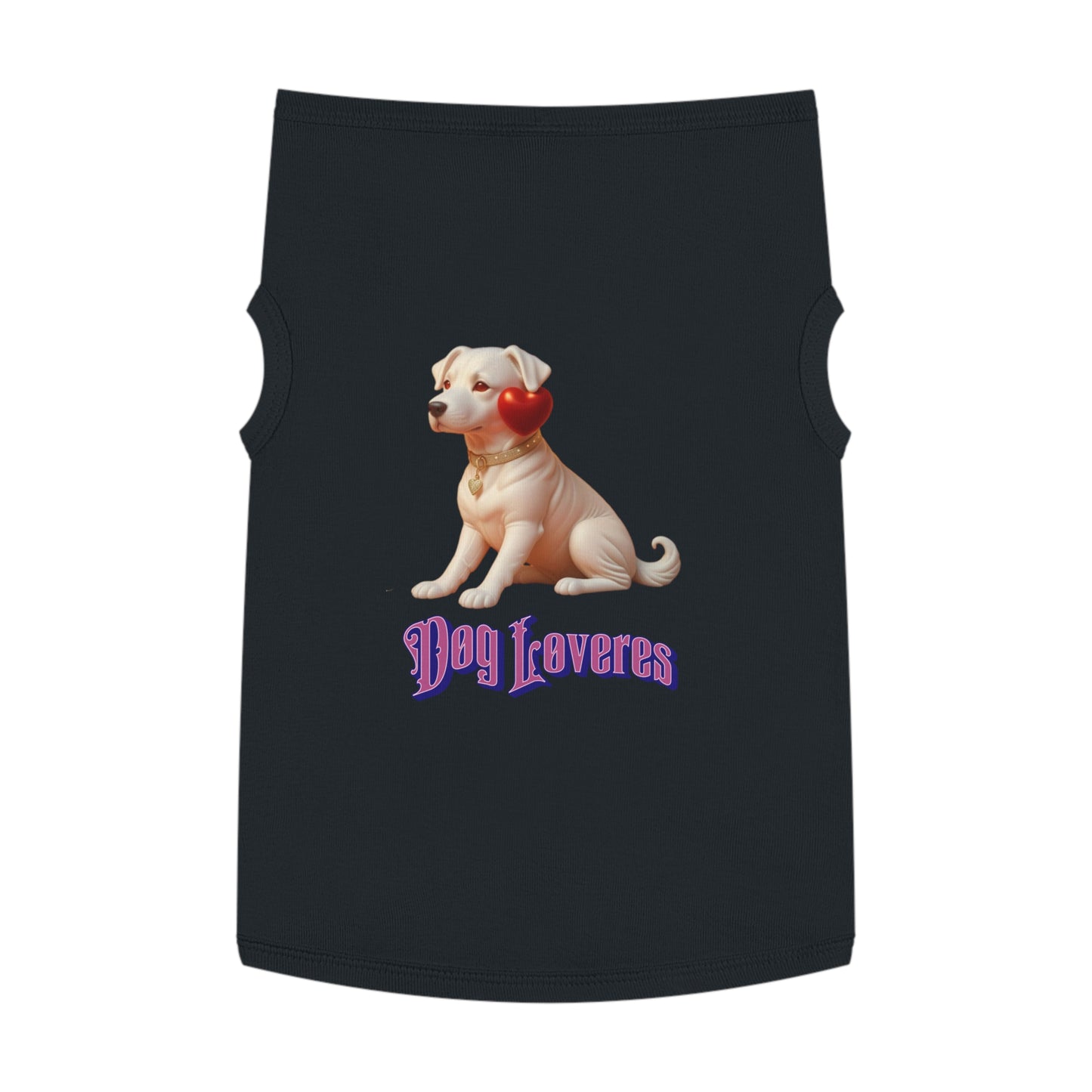 Cute Pet Tank Top for Dog Lovers, Dog Apparel, Valentine's Day Gift, Puppy Fashion, Pet Outfit, Dog Tank