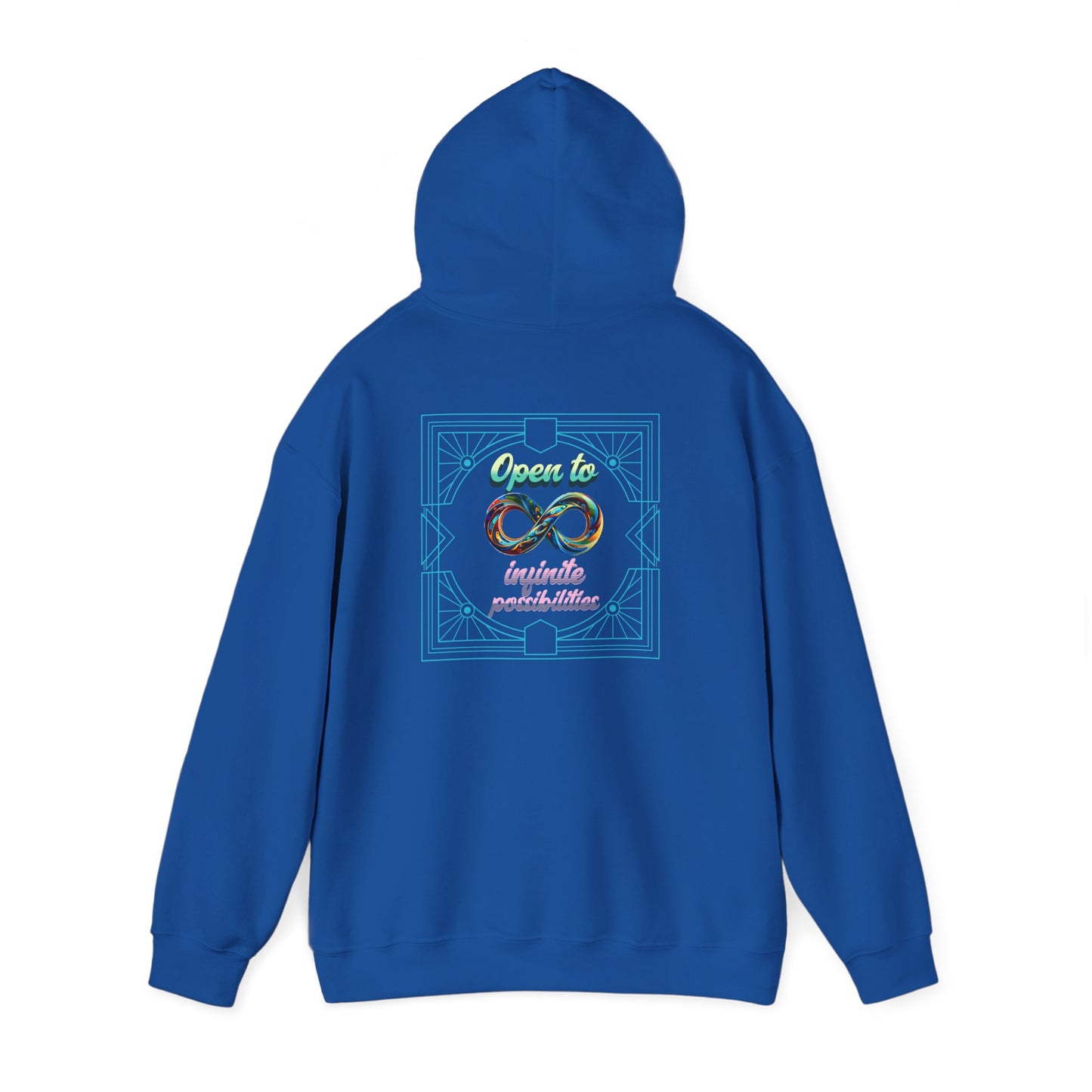 Infinite Possibilities Unisex Heavy Blend Hooded Sweatshirt, Cozy Hoodie, Gift for Her/Him, Casual Wear, Inspirational Sweatshirt