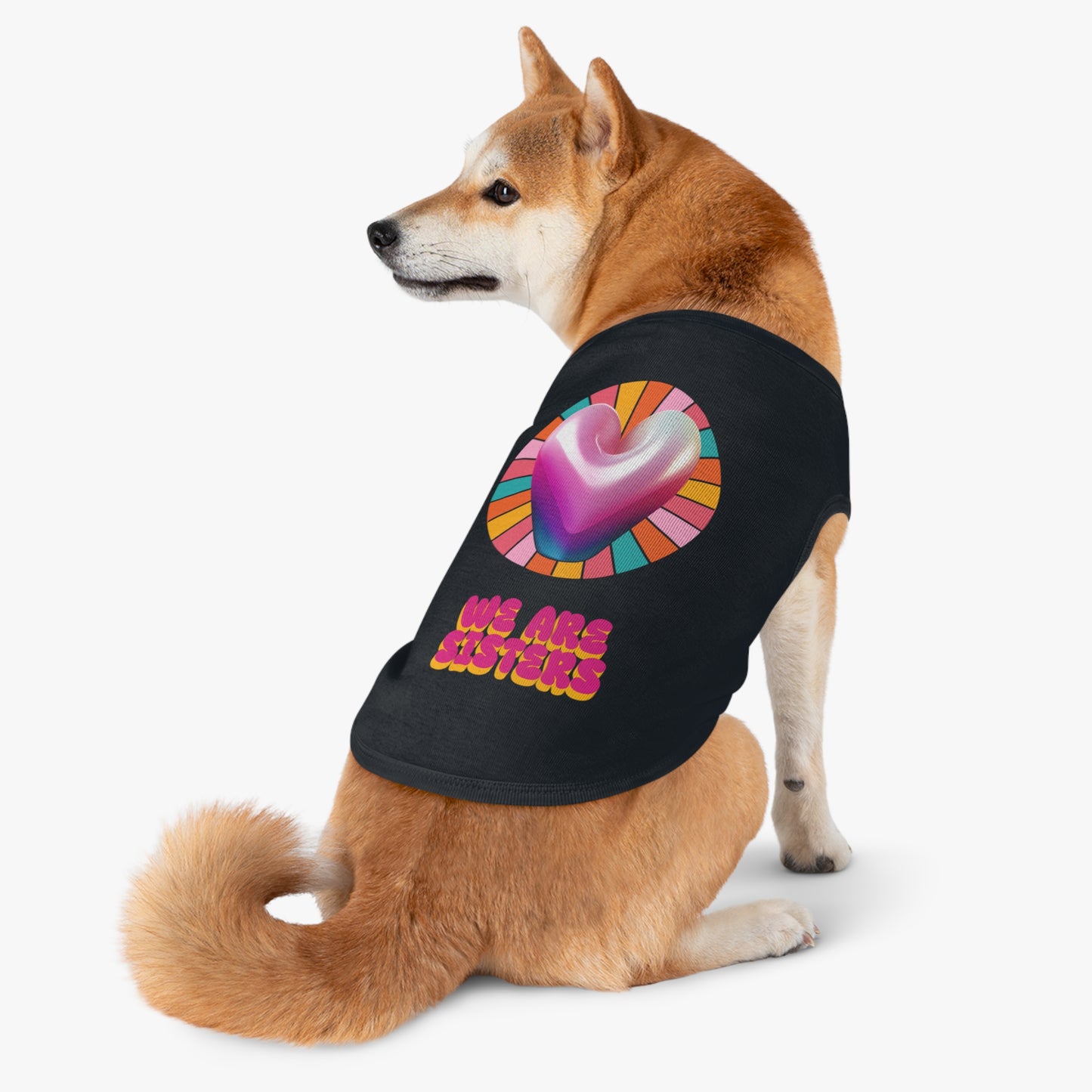 Joyful Pet Tank Top | We Are Sisters | Fun Dog Apparel, Summer Pet Wear, Cute Pet Gifts, Pet Fashion