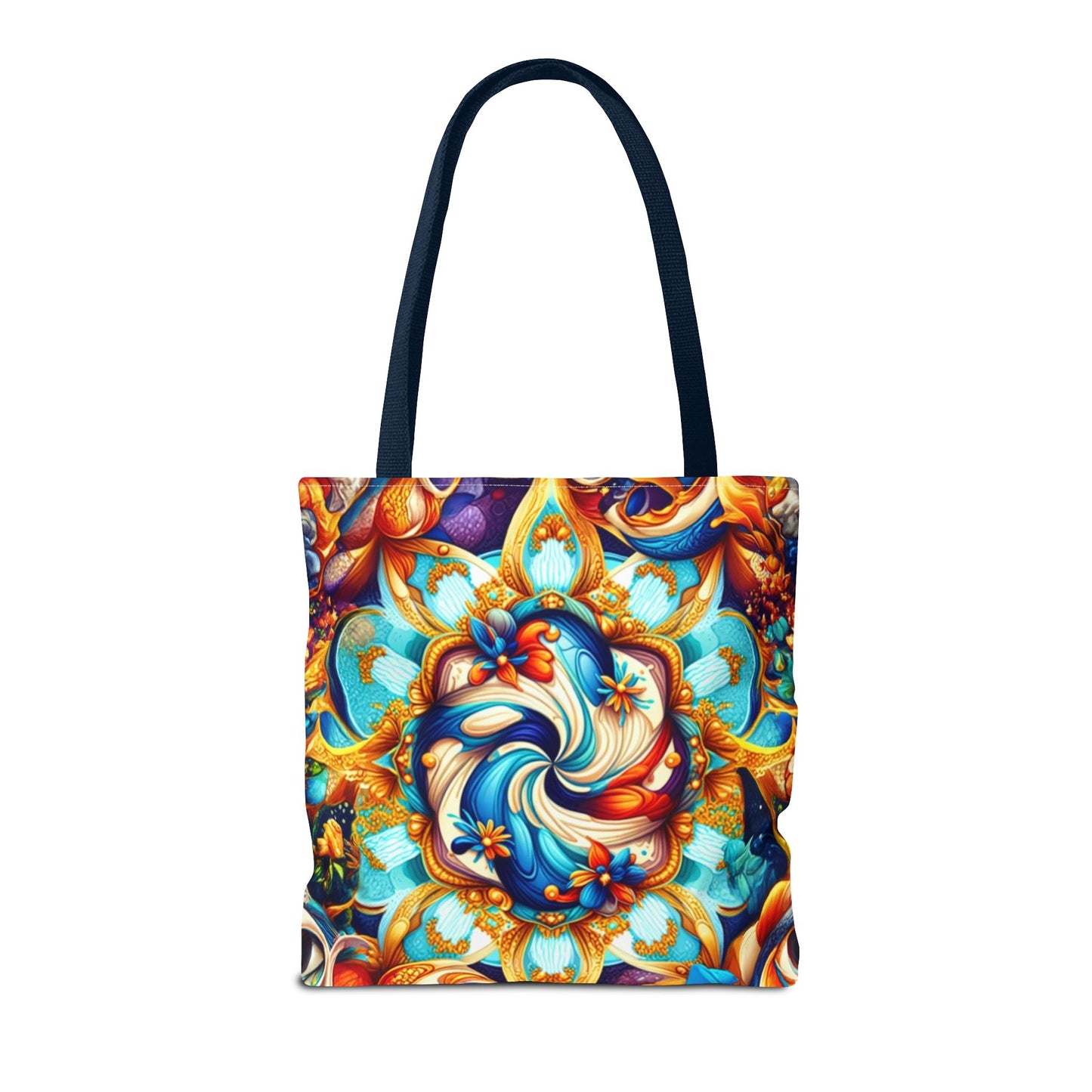 Vibrant Floral Tote Bag – Stylish Reusable Shopping Bag, Boho Beach Tote, Eco-Friendly Gift, Art-Inspired Carry-All