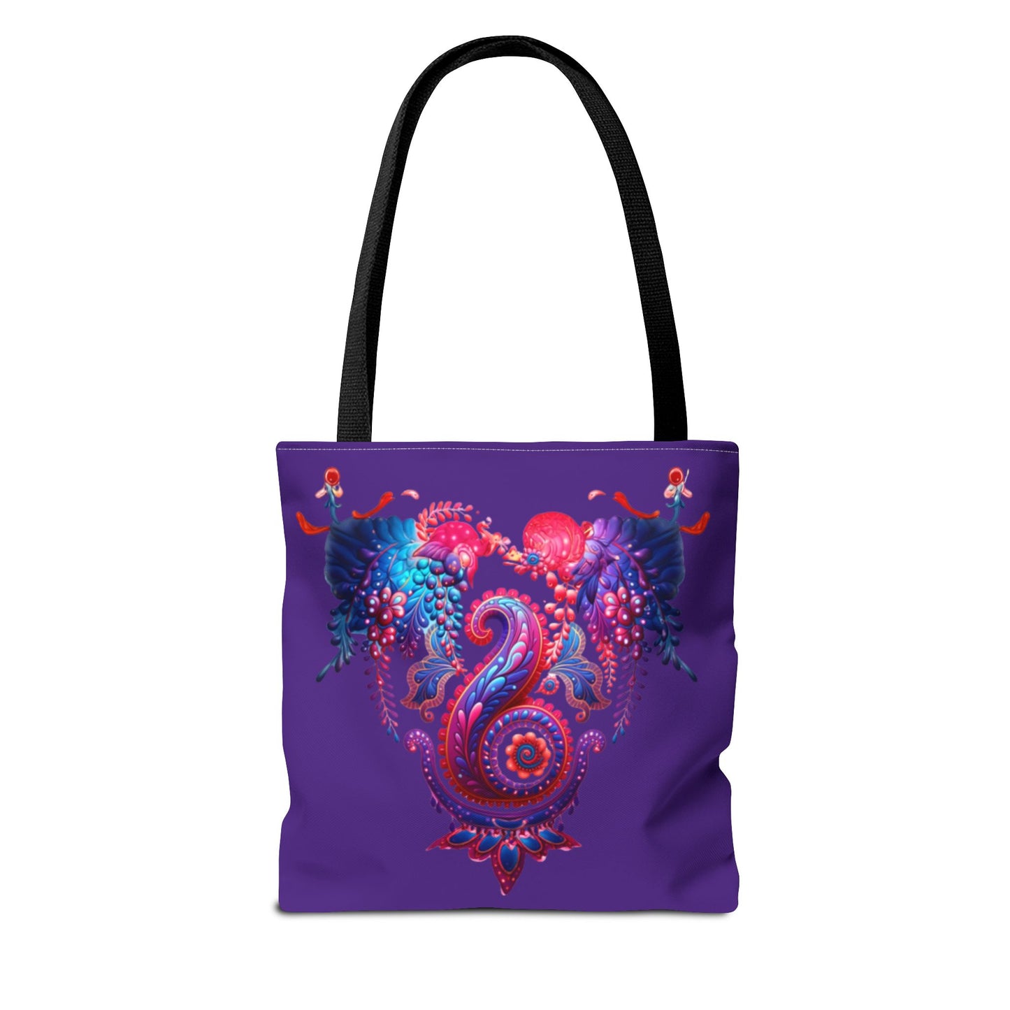 Vibrant Bohemian Tote Bag, Colorful Shopping Bag, Artistic Beach Tote, Eco-Friendly Canvas Bag, Gifts for Art Lovers, Festival Essential