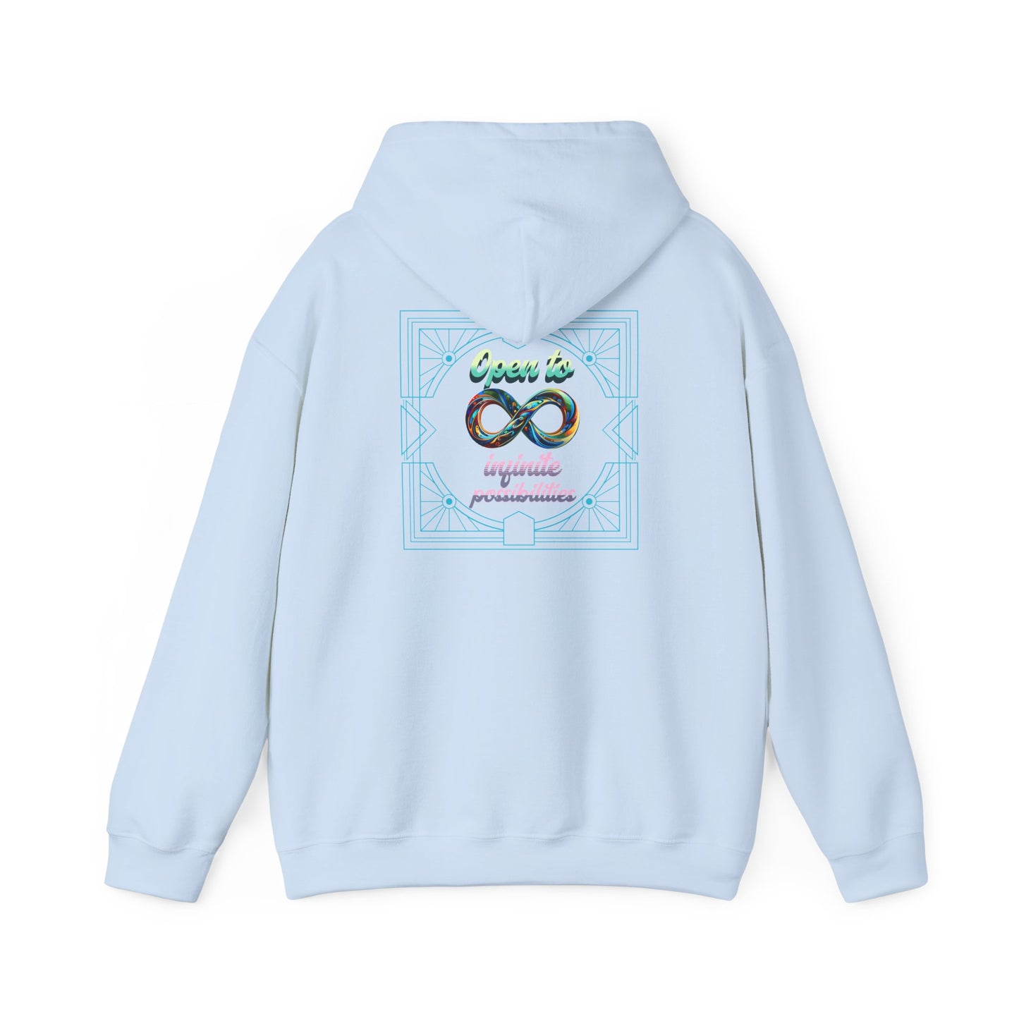 Infinite Possibilities Unisex Heavy Blend Hooded Sweatshirt, Cozy Hoodie, Gift for Her/Him, Casual Wear, Inspirational Sweatshirt