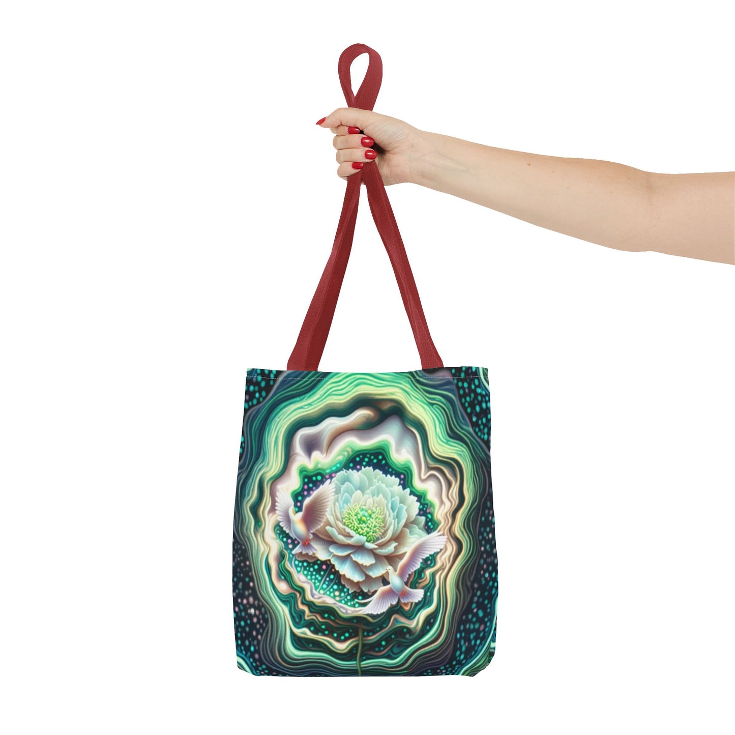 Floral Pattern Tote Bag, Eco-Friendly Shopping Bag, Art Tote, Gift for Mom, Beach Bag, Boho Flower Bag