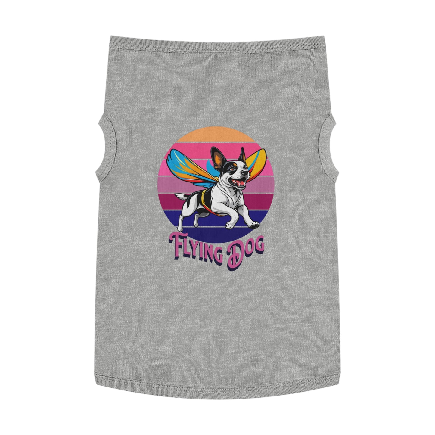 Fly High Pet Tank Top Dogs, Summer Dog Apparel, Cute Dog Shirt, Pet Gift for Dog Lovers, Perfect for Dog Parties