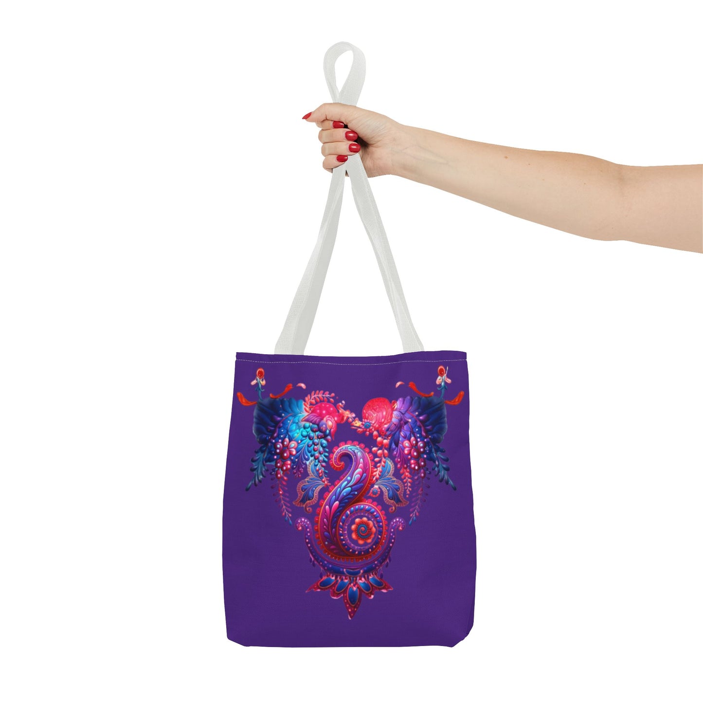Vibrant Bohemian Tote Bag, Colorful Shopping Bag, Artistic Beach Tote, Eco-Friendly Canvas Bag, Gifts for Art Lovers, Festival Essential