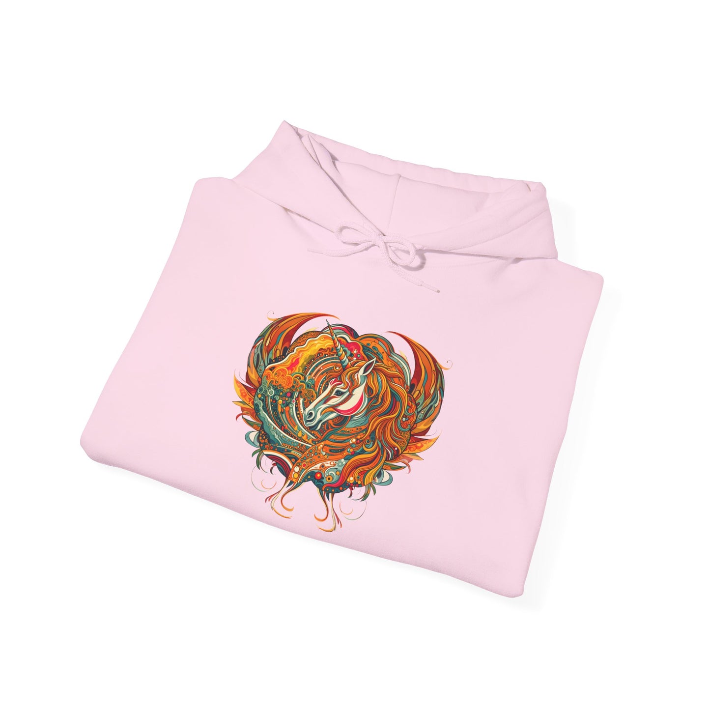 Colorful Heart Design Hooded Sweatshirt, Cozy Sweatshirt, Unisex Pullover, Gift for Him, Gift for Her, Casual Wear, Layering Essentials