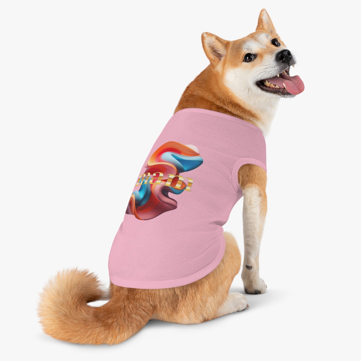 Colorful Pet Tank Top for Summer Fun, Pet Apparel, Dog Fashion, Cute Dog Clothes, Gifts for Pet Lovers