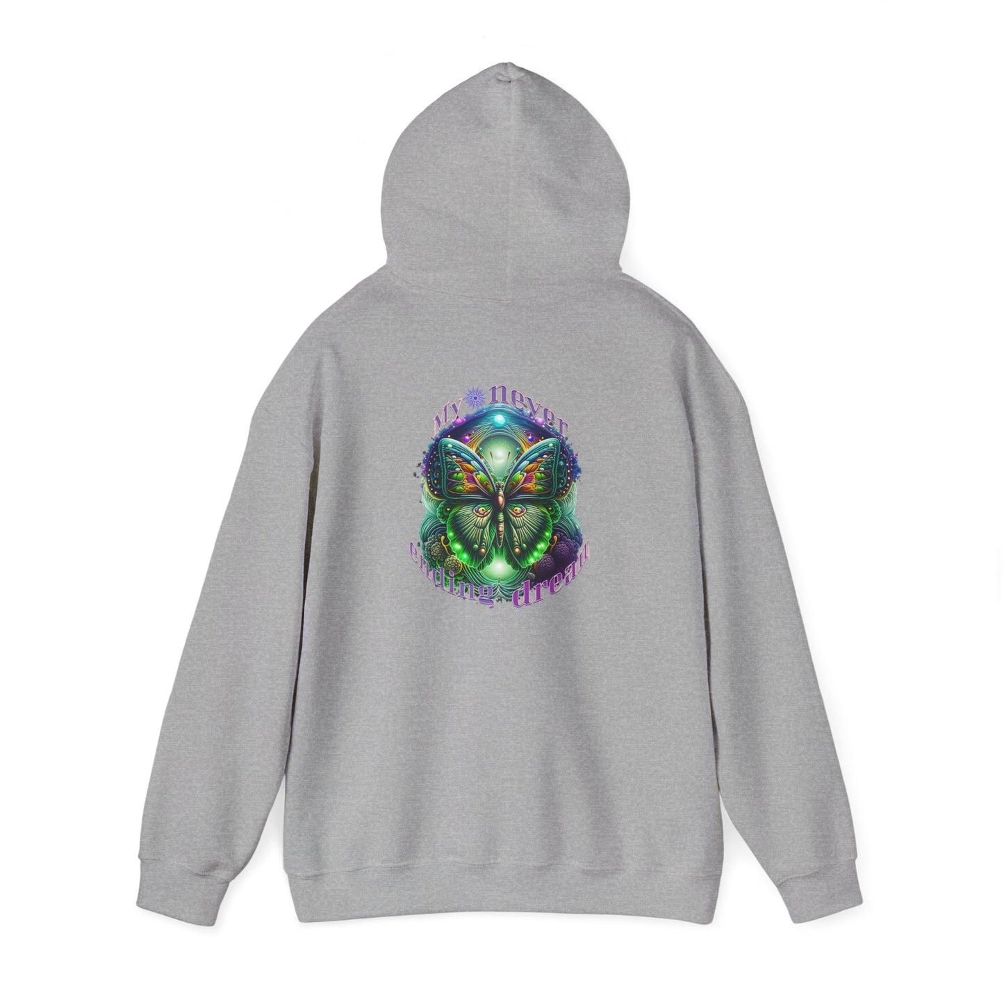 Enchanted Butterfly Hoodie - Cozy Unisex Sweatshirt, Nature Lover Gift, Cool Streetwear, Eco-Friendly Apparel, Festival Wear