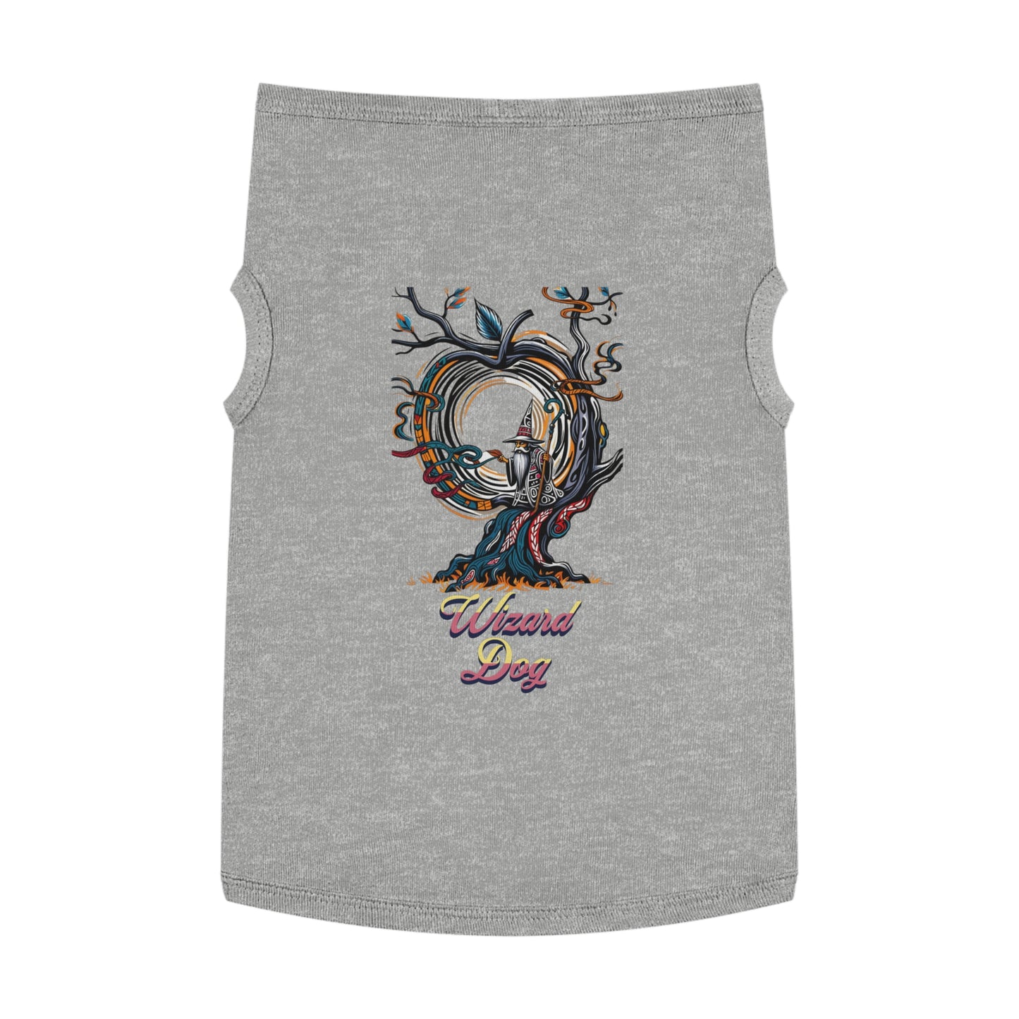Wizard Dog Pet Tank Top, Cute Dog Shirt, Pet Apparel, Adorable Pet Gift, Dog Lover Gift, Halloween Dog Costume