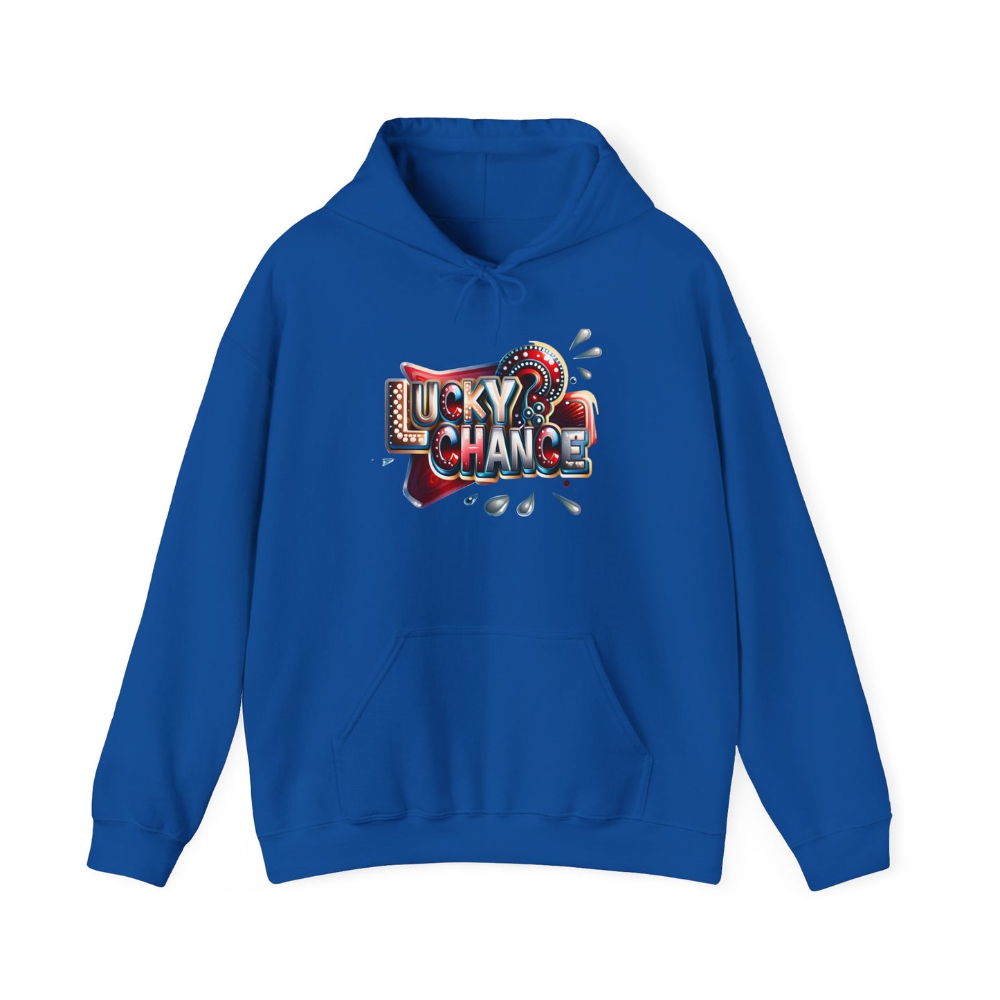 Lucky Chance Hooded Sweatshirt | Cozy Comfort, Unisex Hoodie, Perfect for Casual Outings, Great Gift for Birthdays, Lucky Charm Apparel