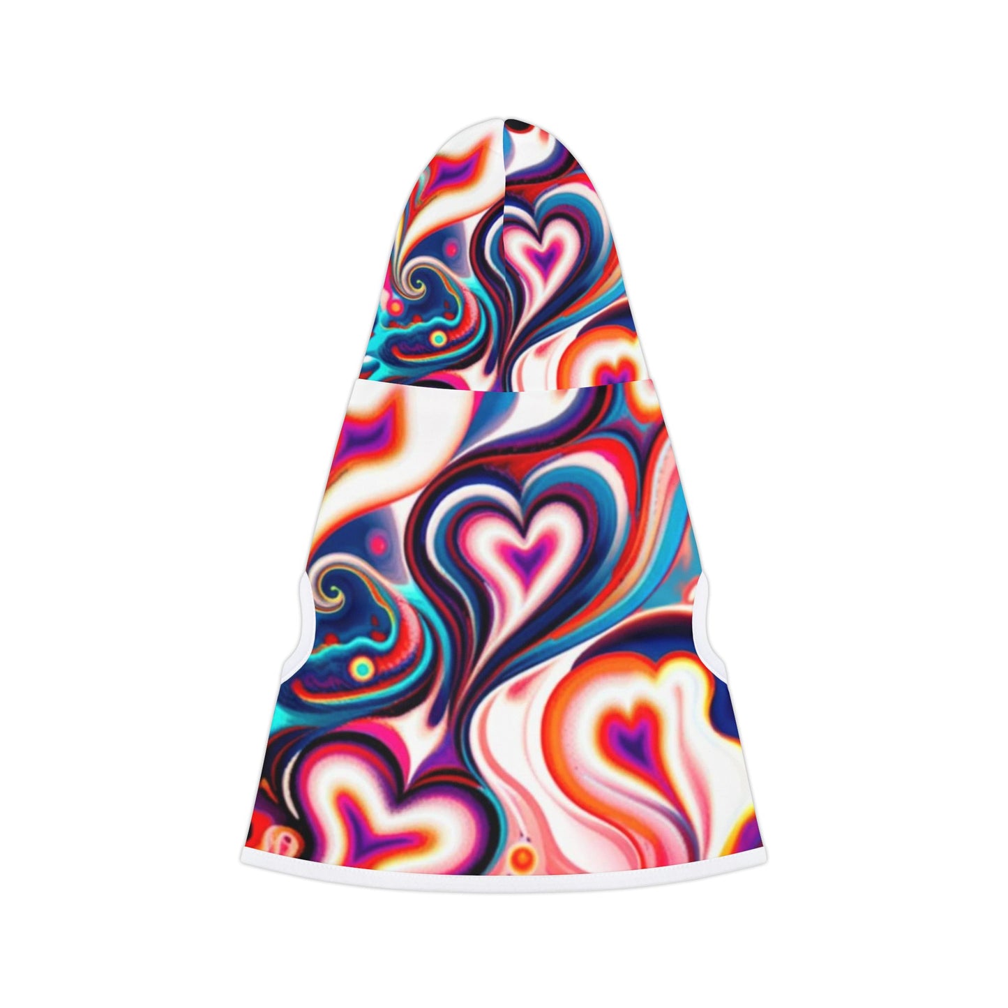 Colorful Swirl Pet Hoodie | Cozy Dog Apparel, Cute Pet Clothing, Stylish Pet Fashion, Unique Pet Gift, Colorful Pet Outfit
