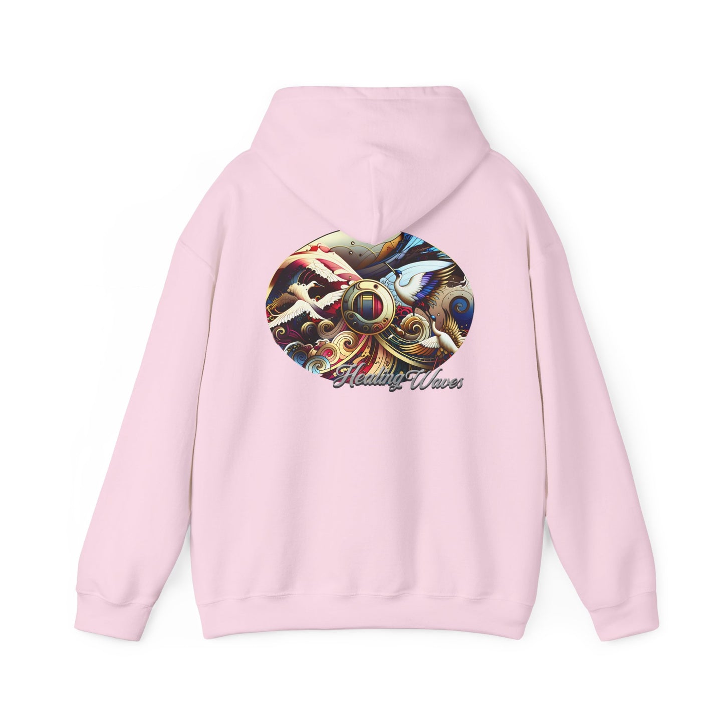 Artistic Unisex Heavy Blend Hoodie - Cozy Graphic Sweatshirt, Ideal for Casual Outfits, Unique Gifts, Streetwear Style, Comfortable Layering