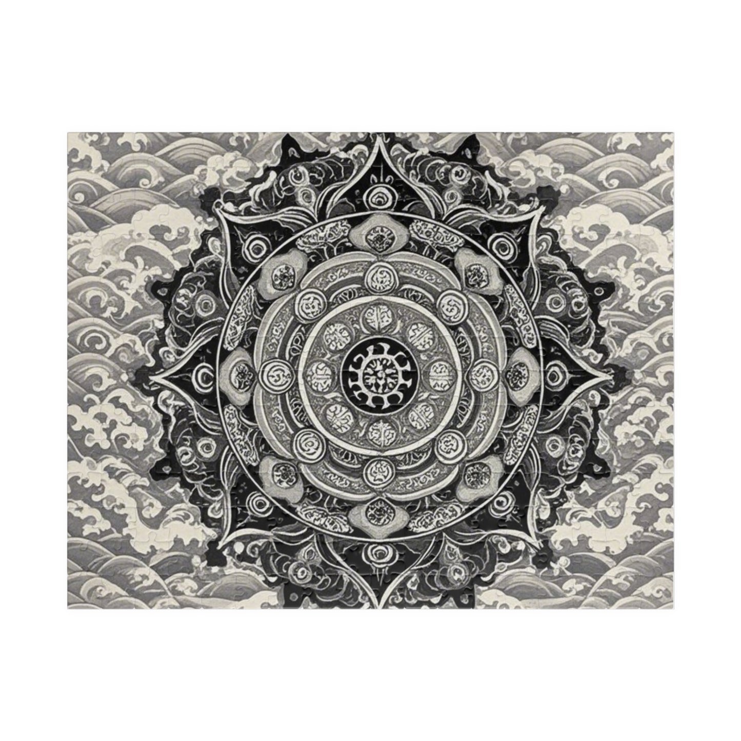 Intricate Mandala Puzzle | 110, 252, 520, 1014-Piece | Mindfulness Gift, Home Decor, Relaxation, Family Fun, Meditation