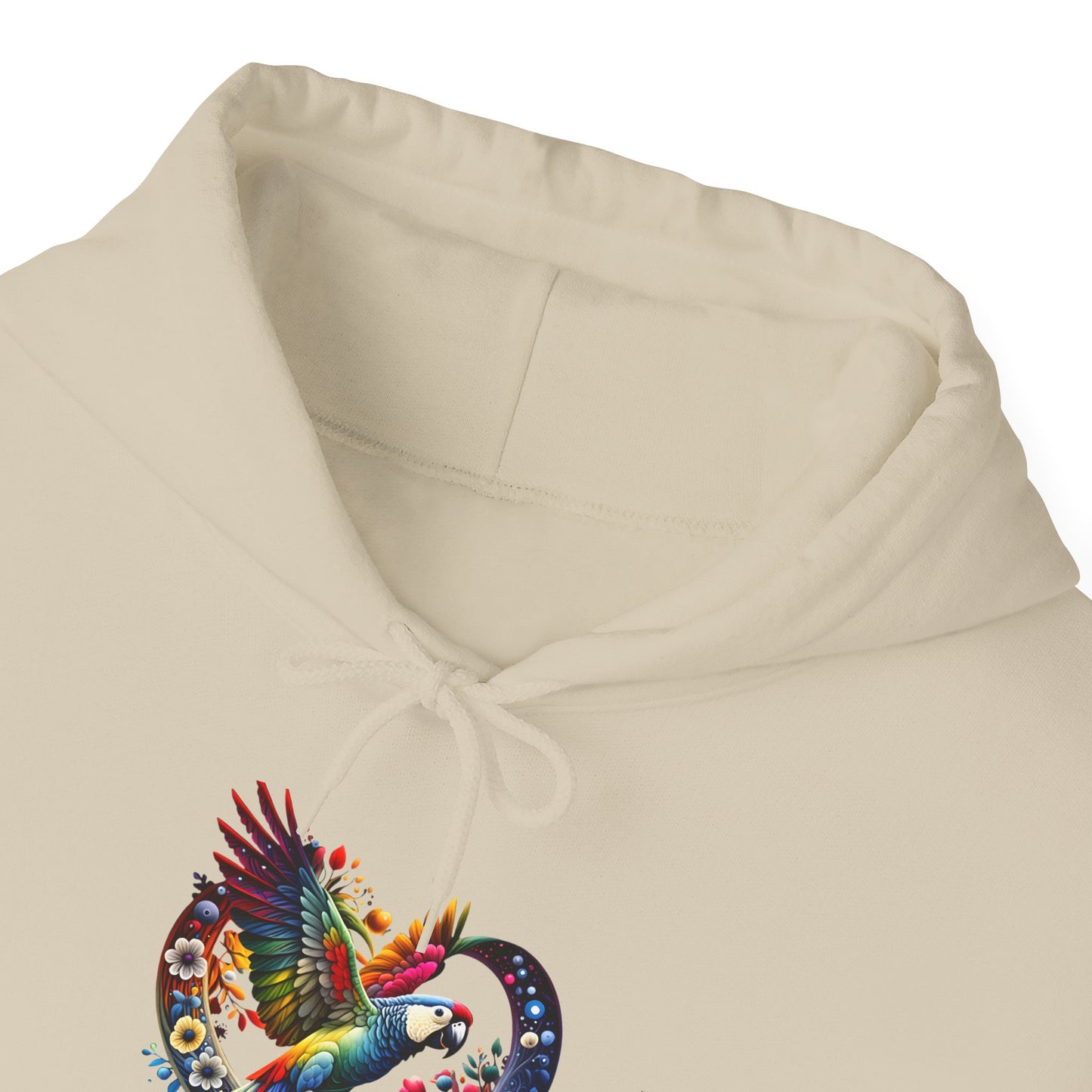 Colorful Heart Design Unisex Hoodie, Cozy Sweatshirt for Everyday Wear, Gift for Him/Her, Perfect for Valentine's Day, Casual Layering